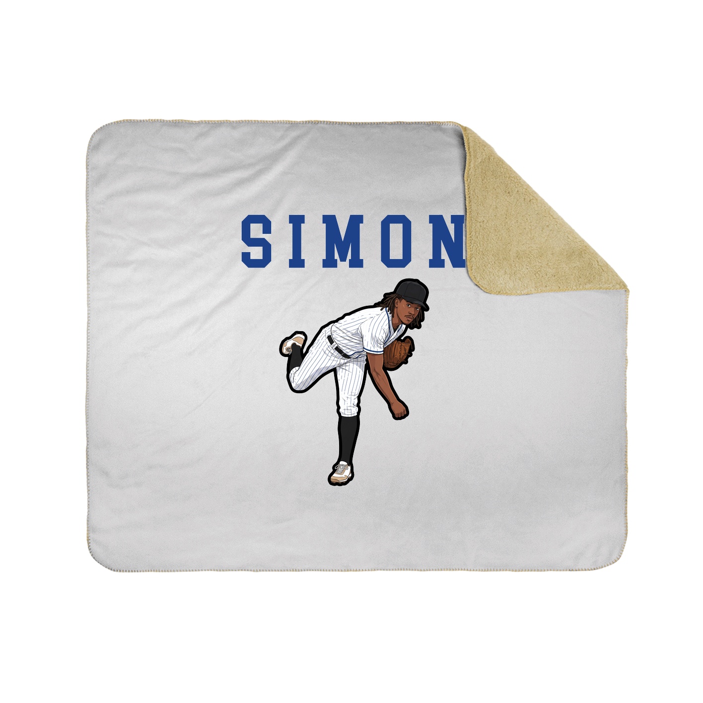 Throw Blanket — Shirsey in White