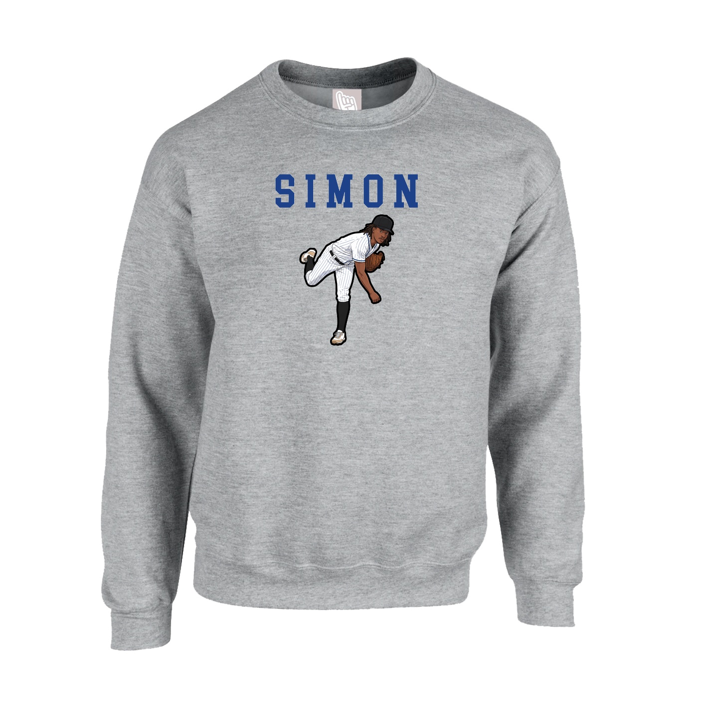Fleece Crew — Shirsey in Grey