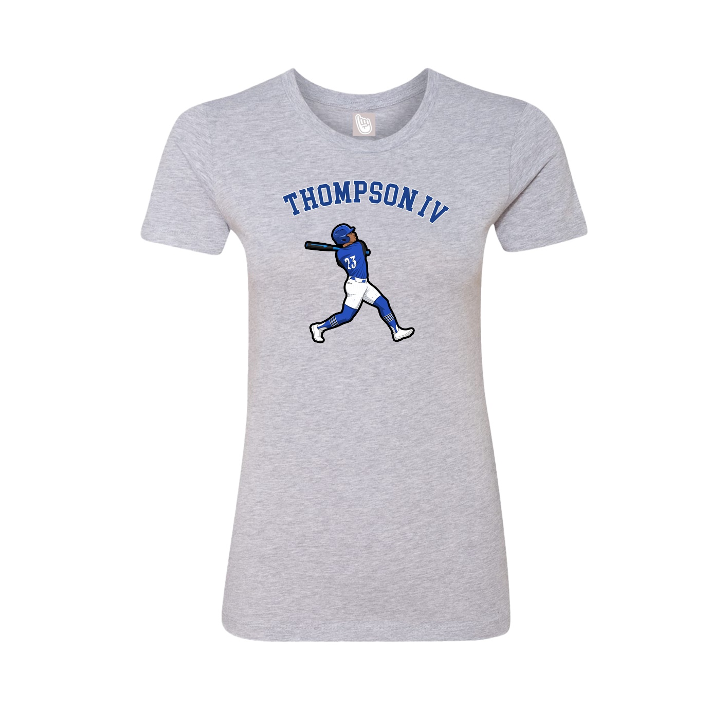 Fitted Women's Tee — Shirsey Arch in Grey