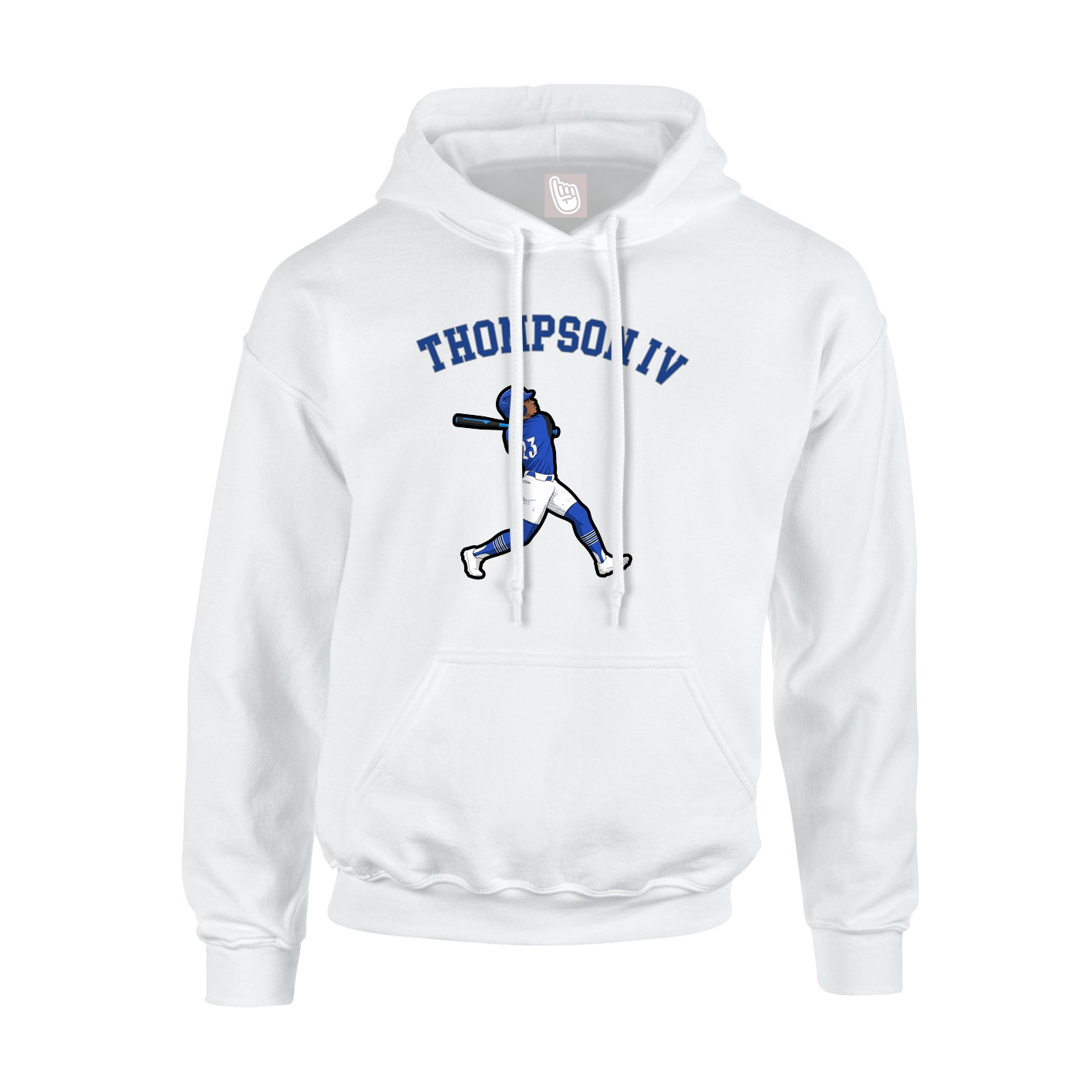 Youth Hoodie — Shirsey Arch in White