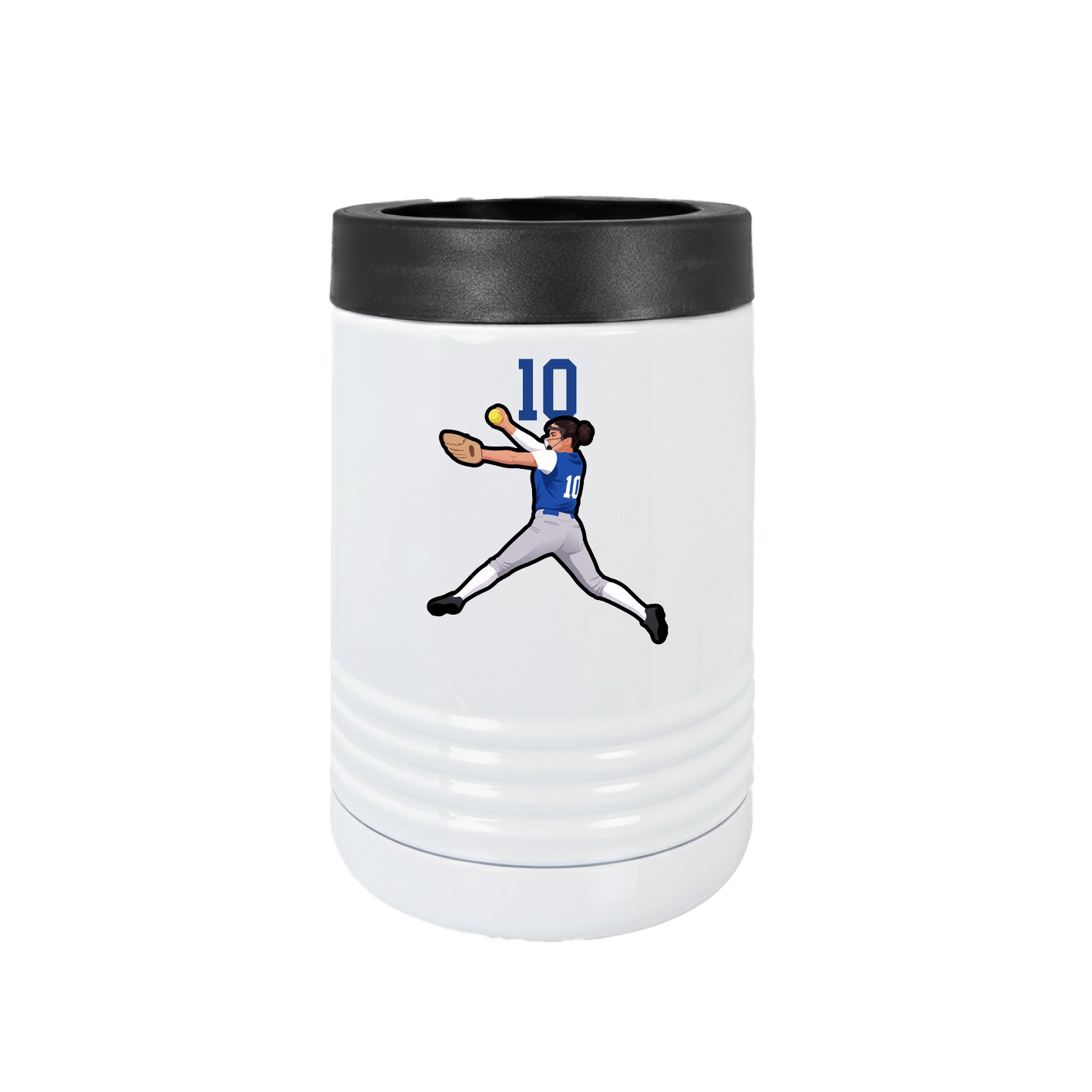 Beverage Holder — Number Top in White