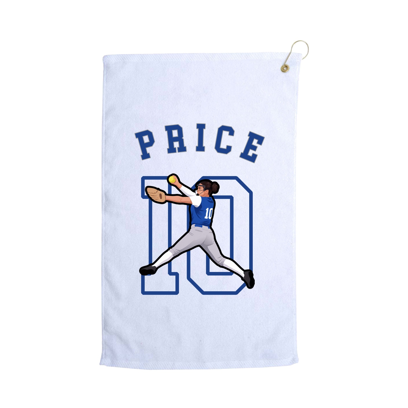Golf Towel — Shirsey Arch in White
