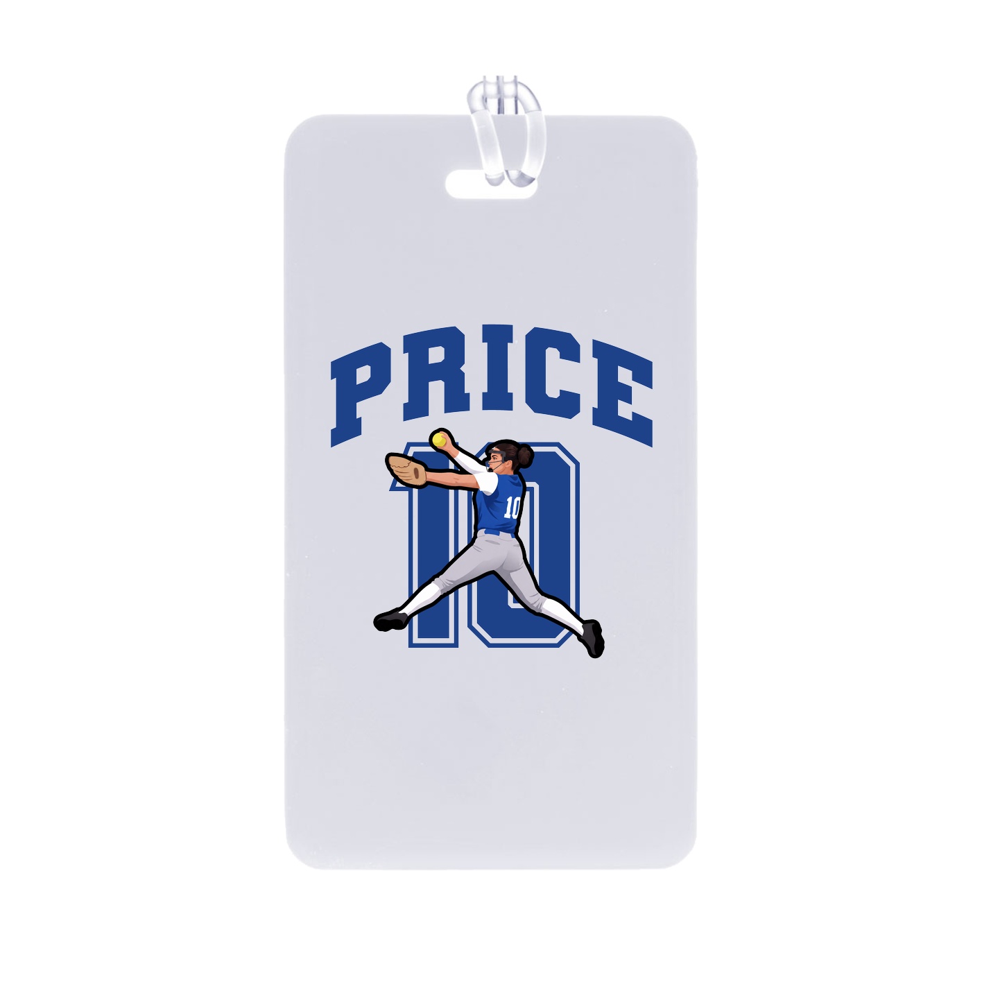 Bag Tag — Number in Classic