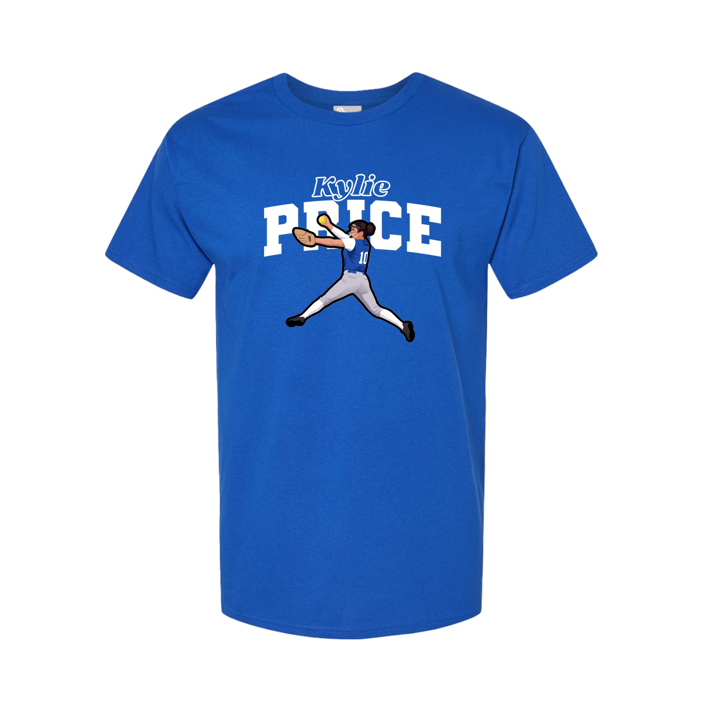 Youth Tee — Name Arch in Royal