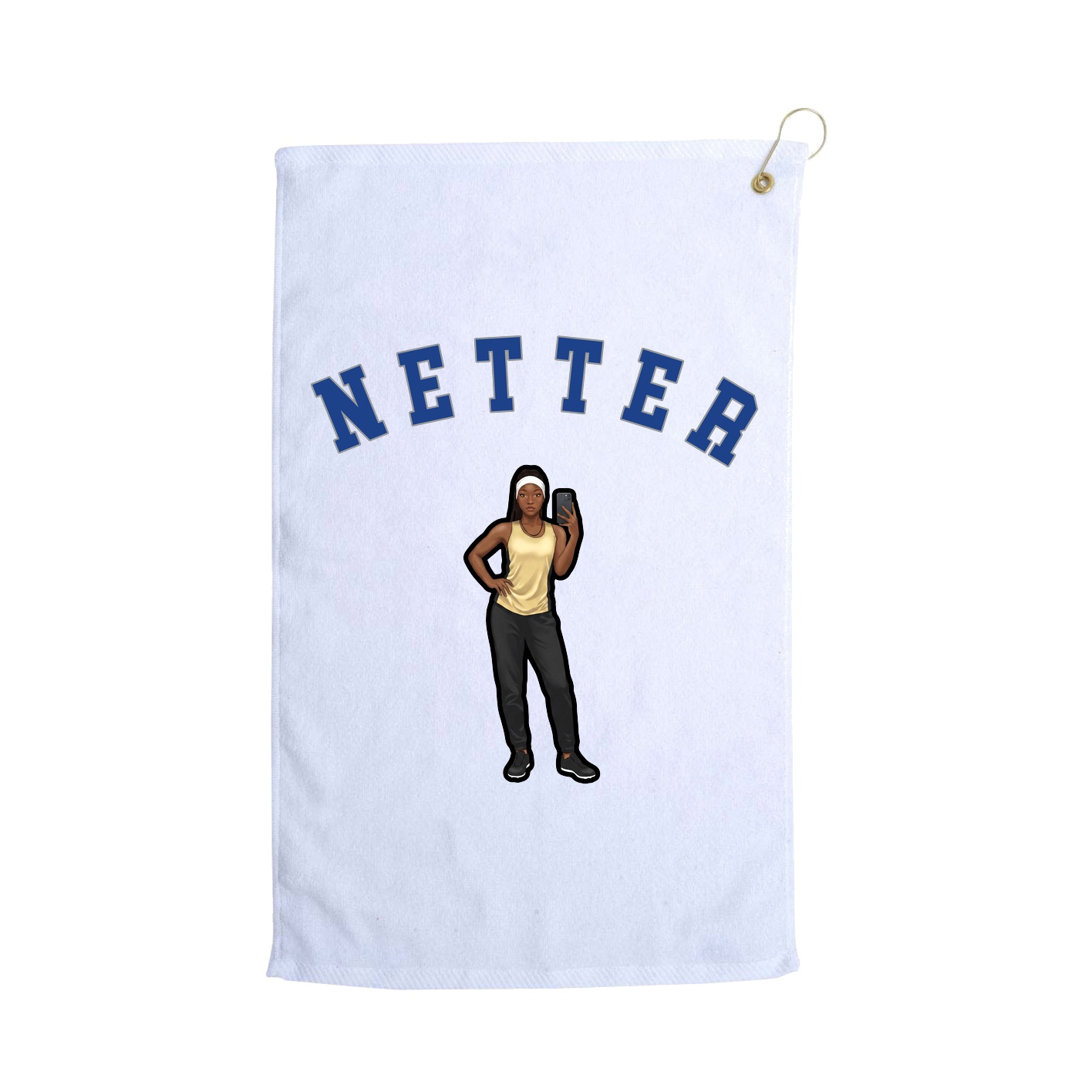 Golf Towel — Shirsey Arch in White