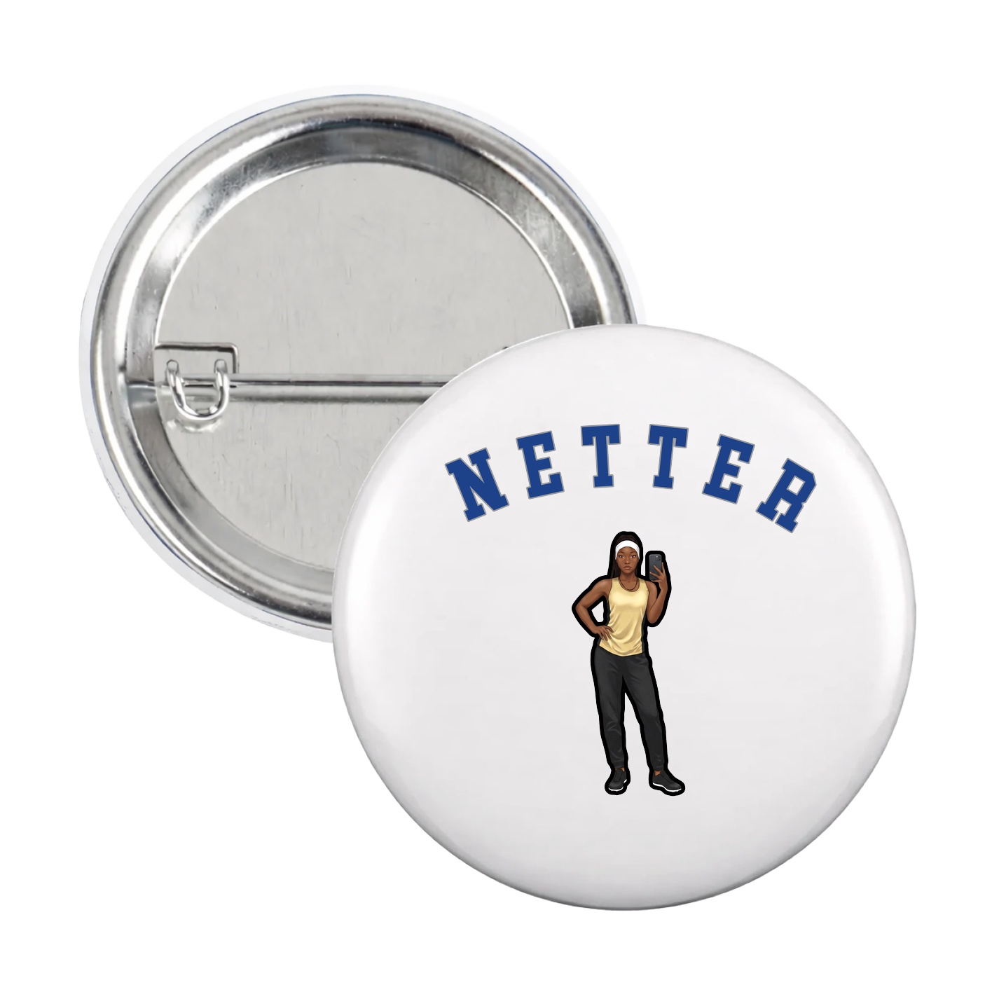 Game Day Button — Shirsey Arch in White