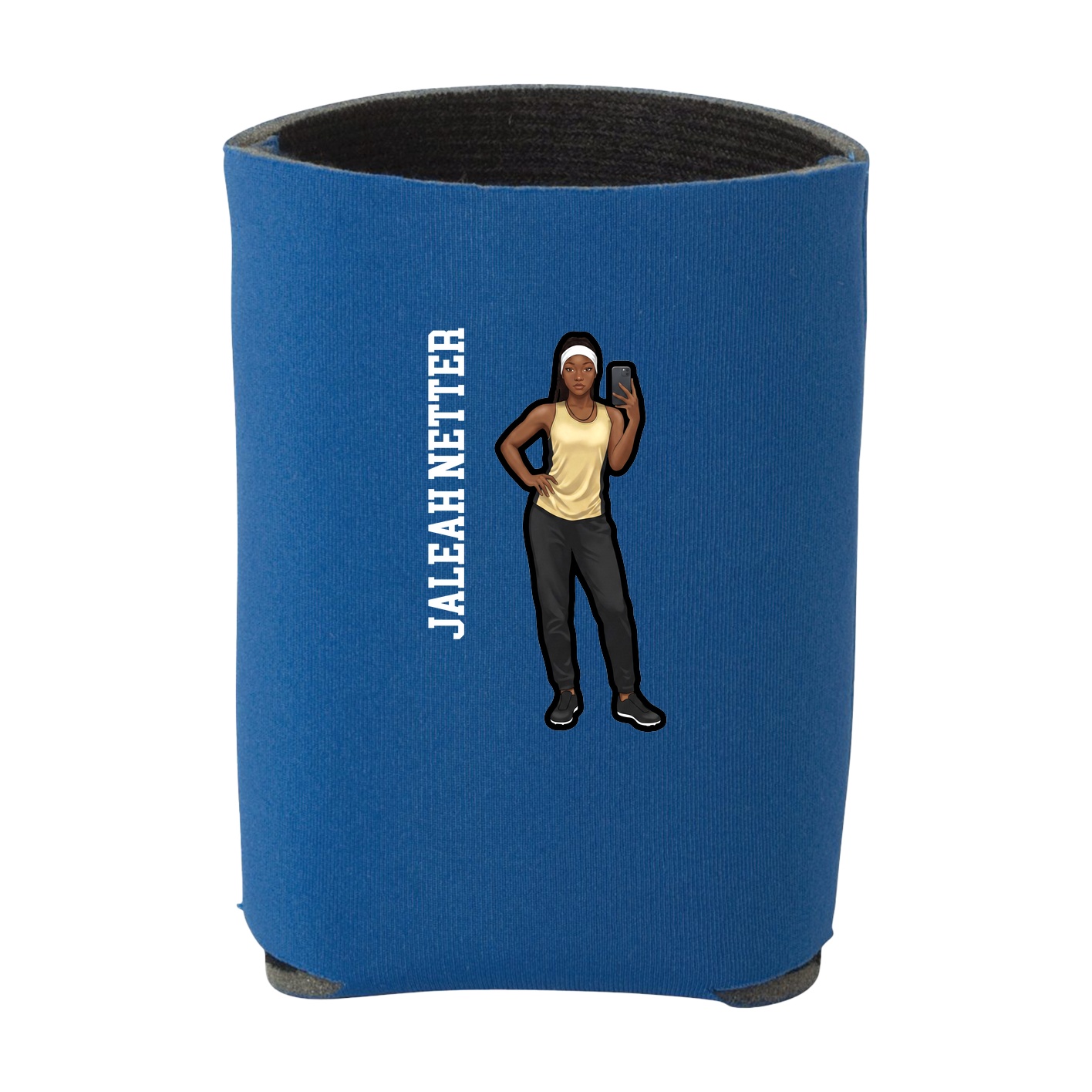 Can Holder — Name Vertical in Royal
