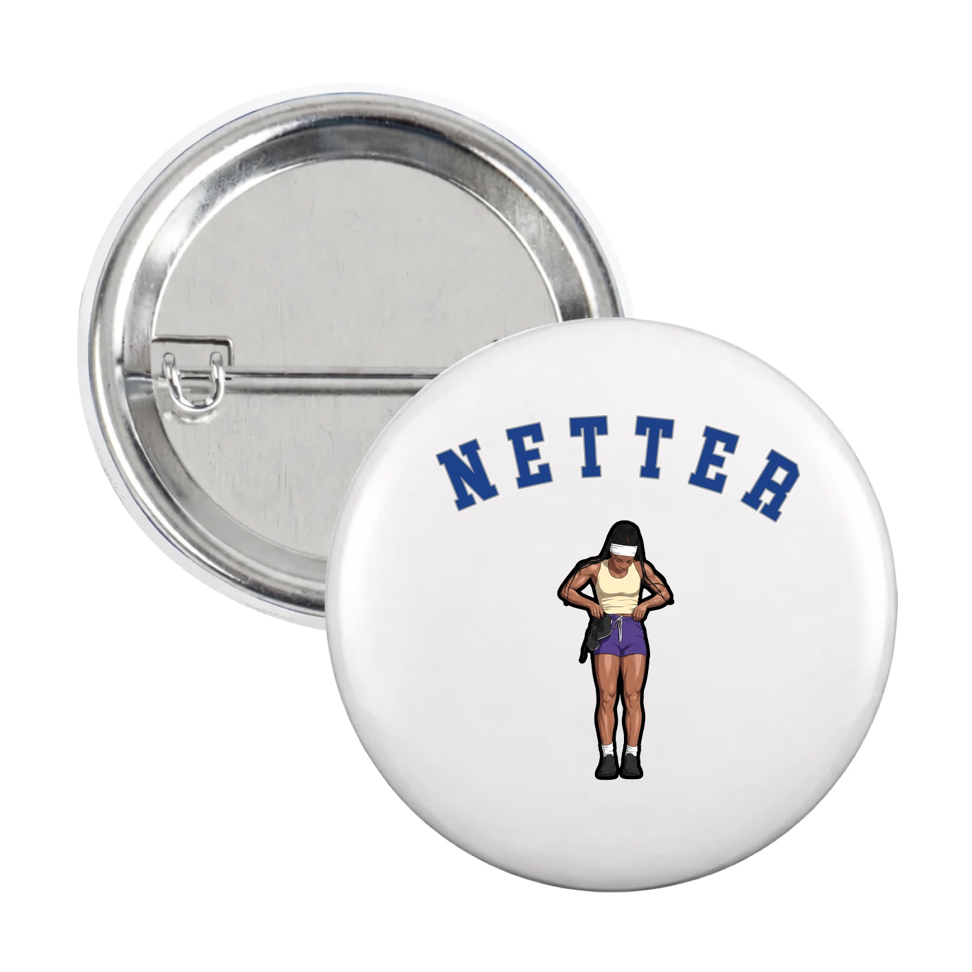 Game Day Button — Shirsey Arch in White