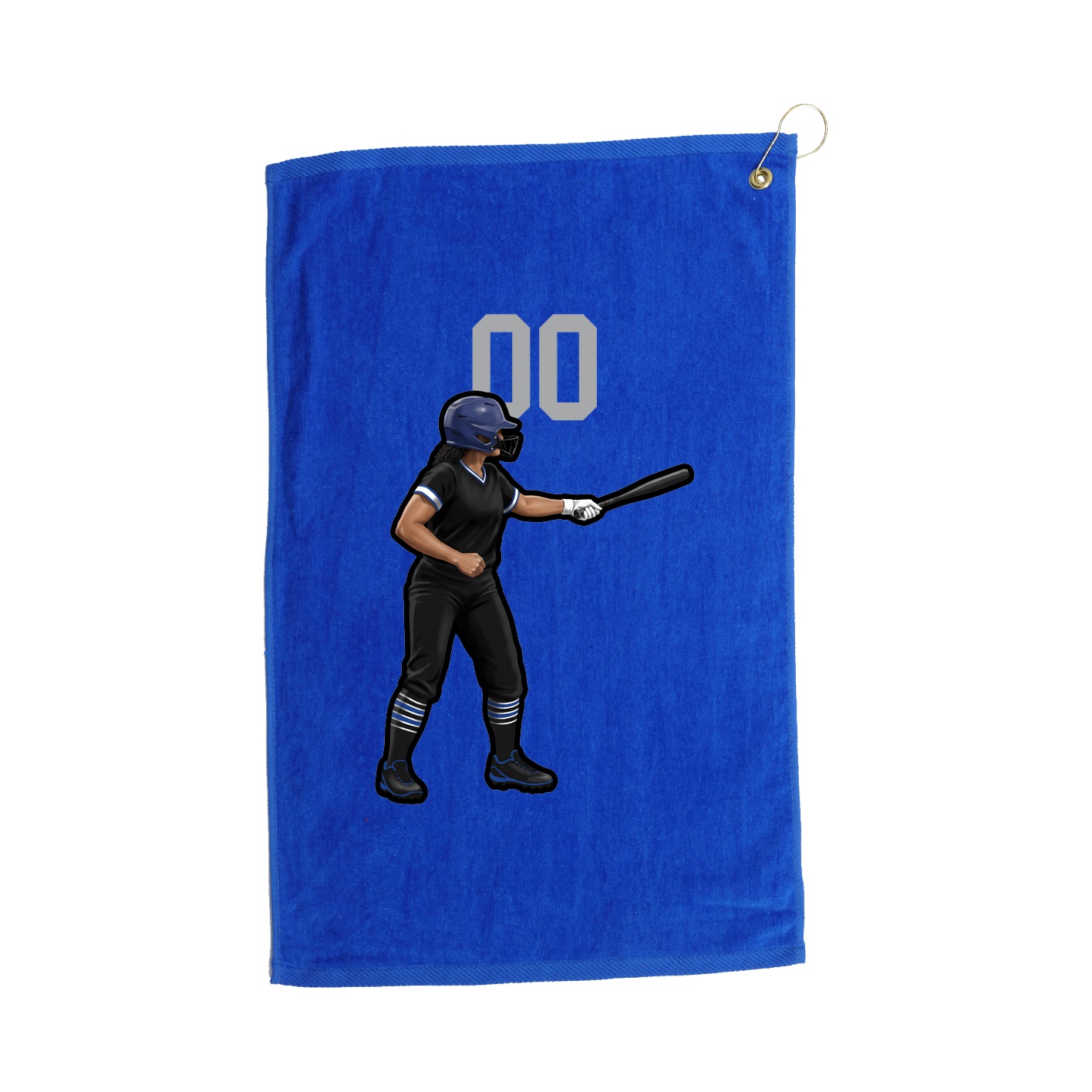 Golf Towel — Number Top in Royal