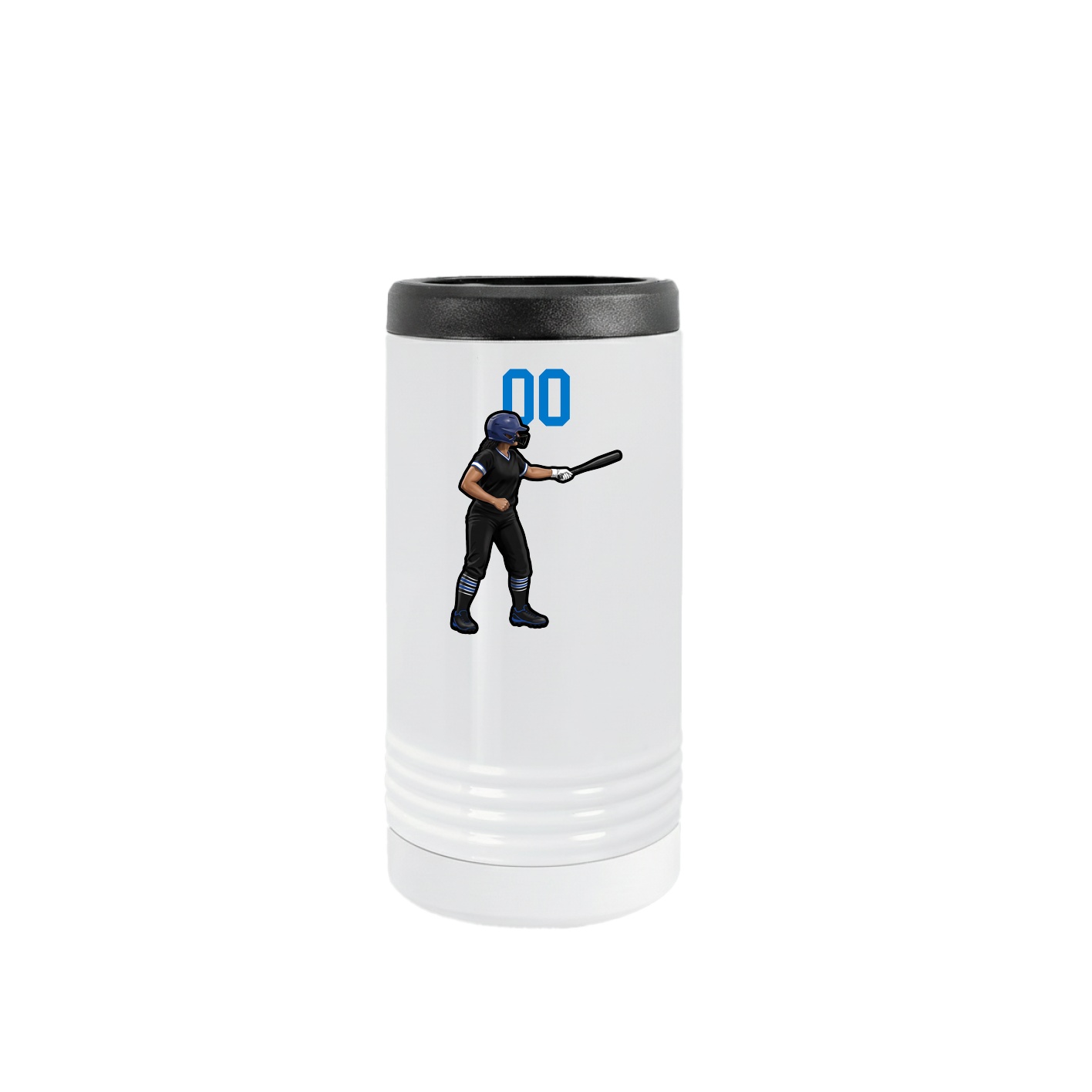 Slim Beverage Holder — Number Top in White