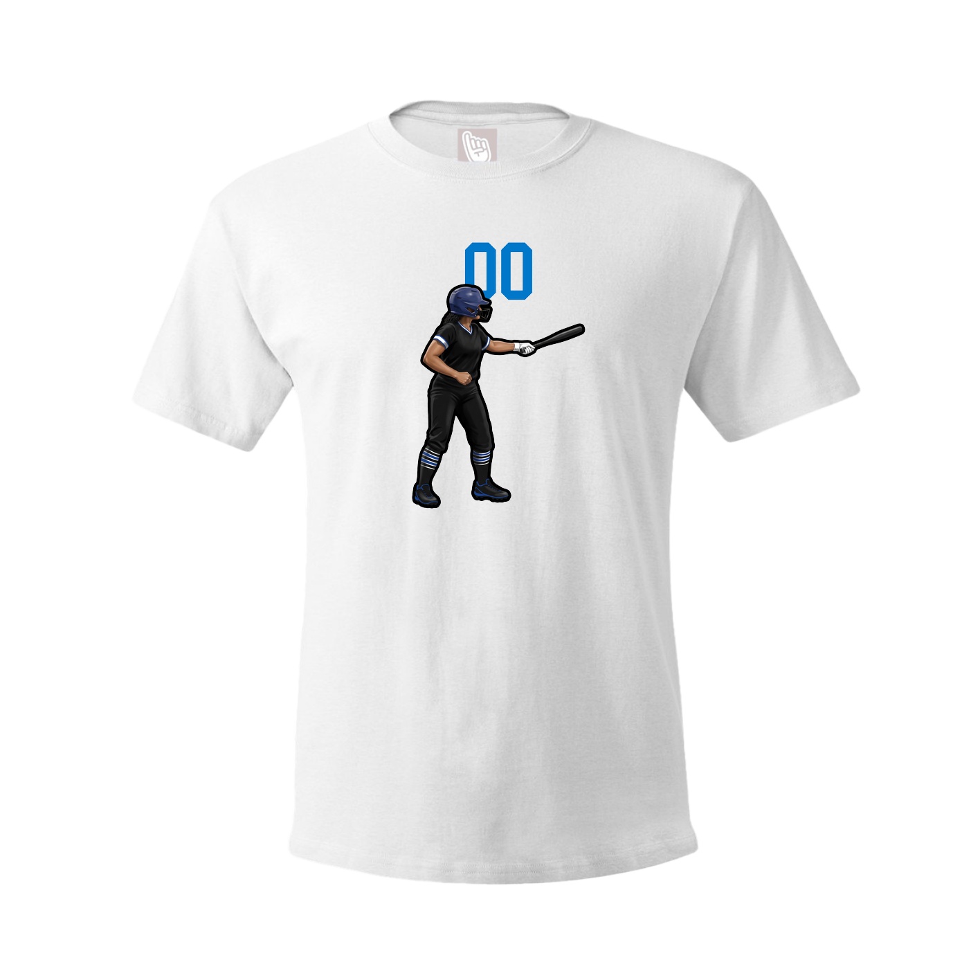 Tee — Number Top in White