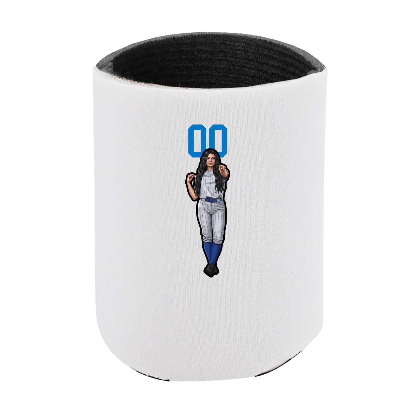Can Holder — Number Top in White