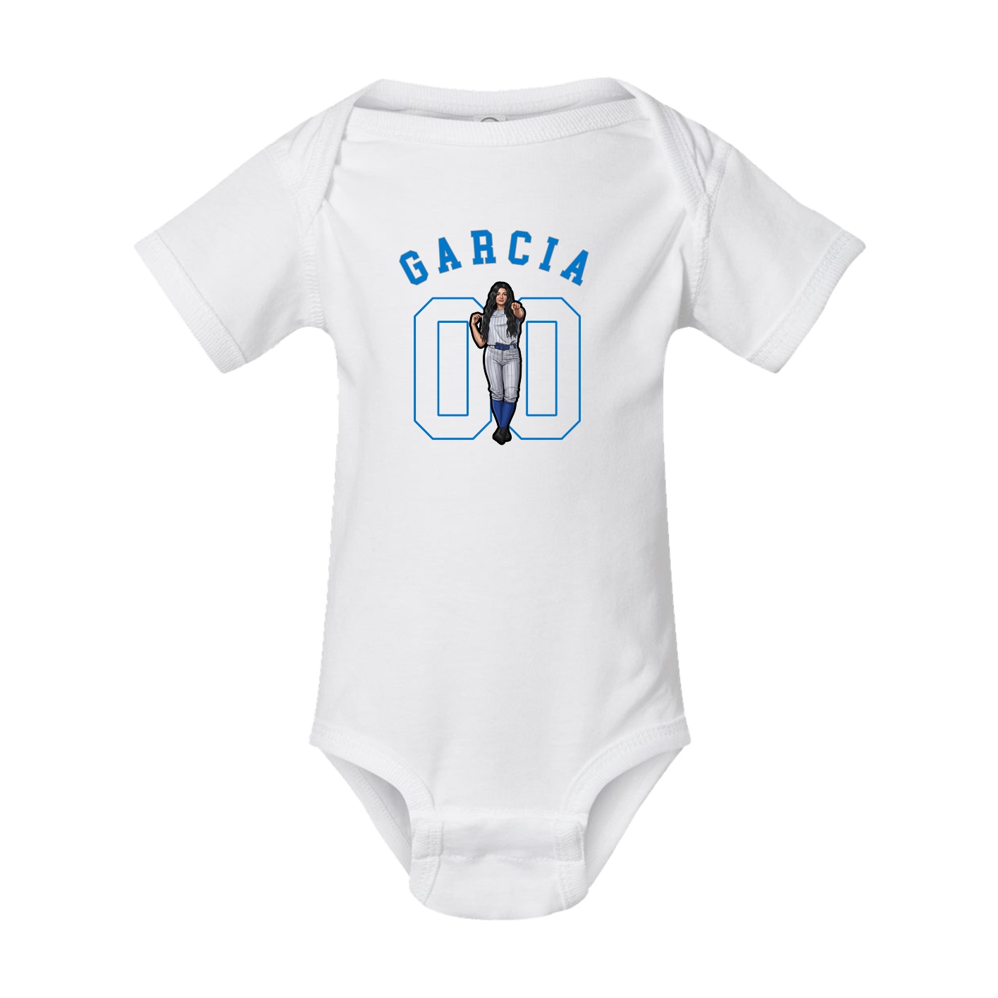 Baby Onesie — Shirsey Arch in White