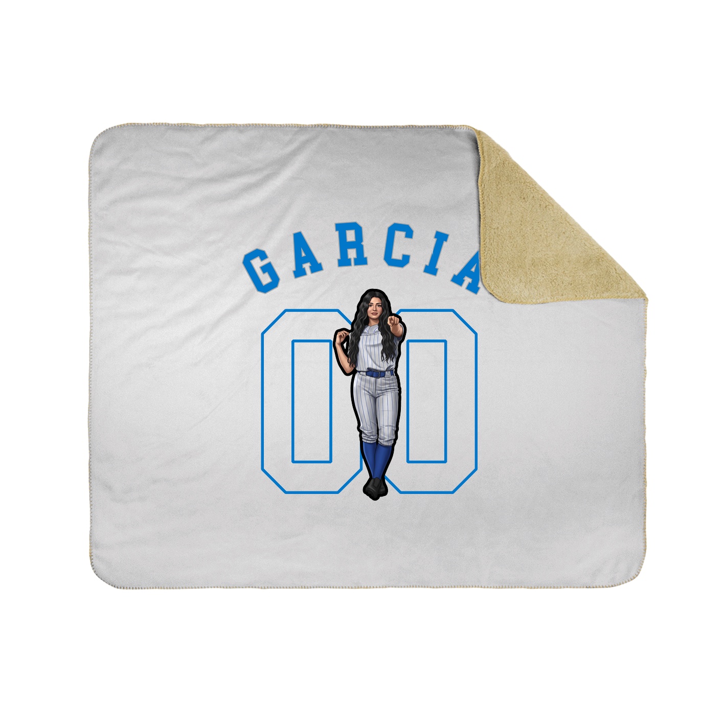 Throw Blanket — Shirsey Arch in White