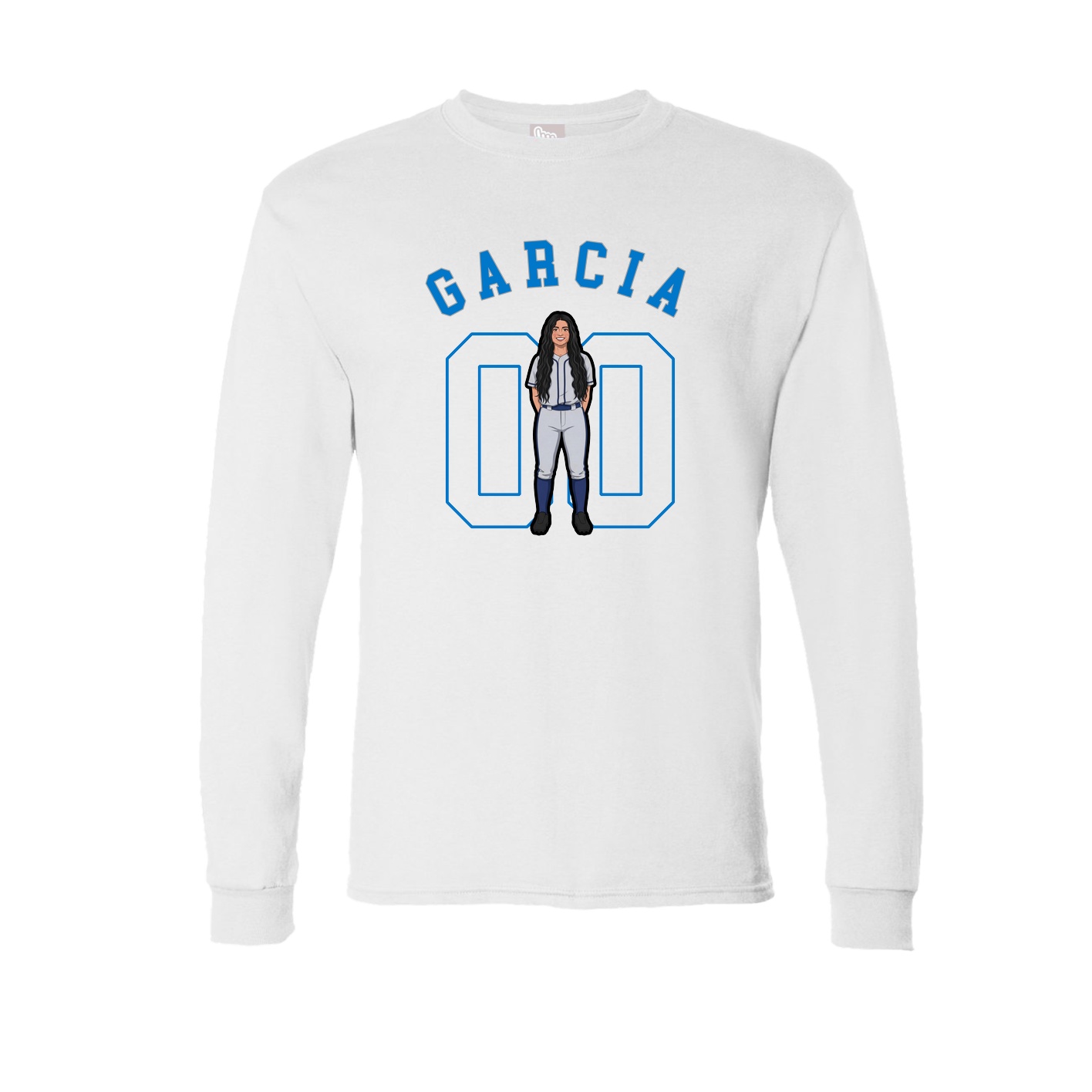 Long Sleeve Tee — Shirsey Arch in White
