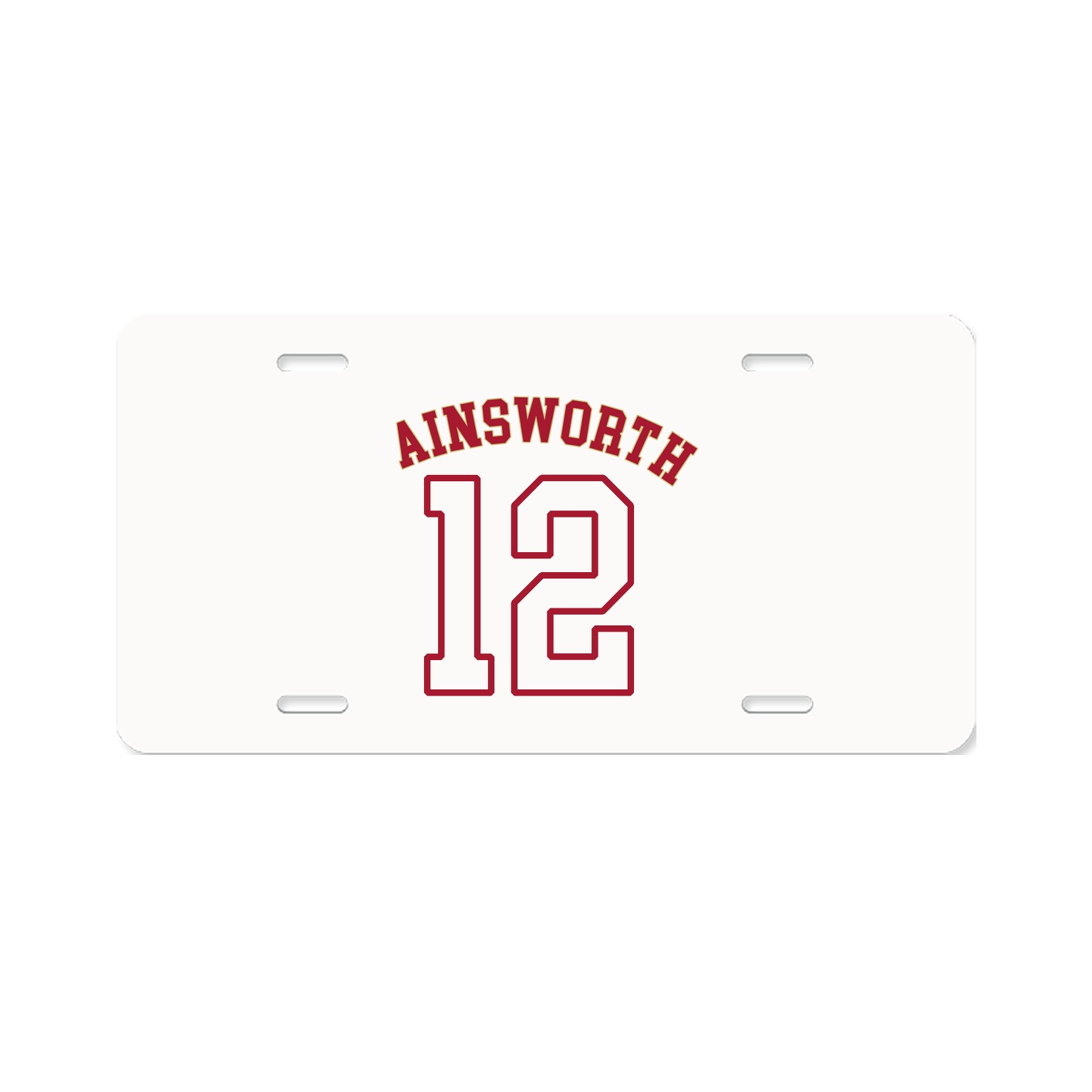 License Plate — Shirsey Arch in Classic