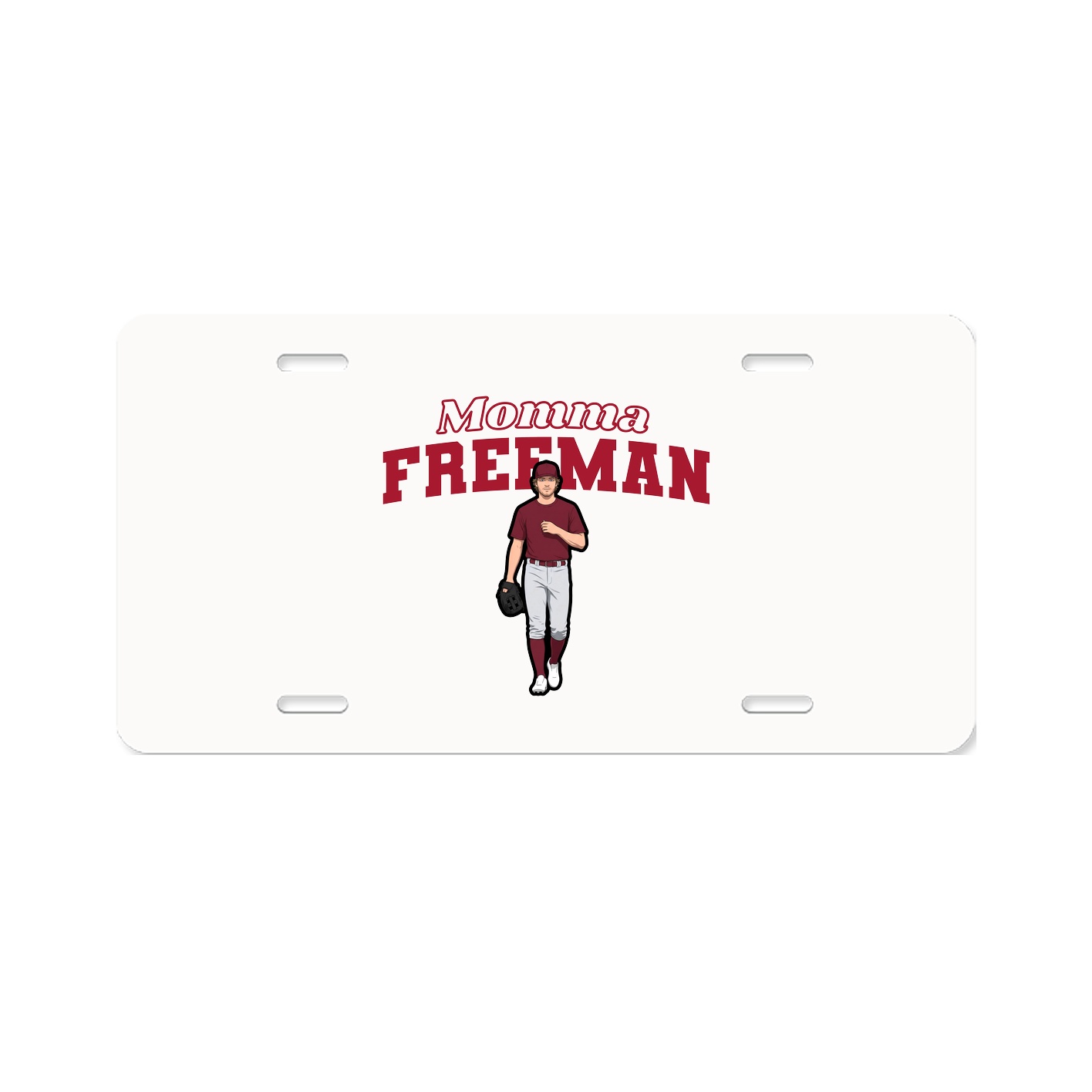 License Plate — Mothers Day Block in Classic