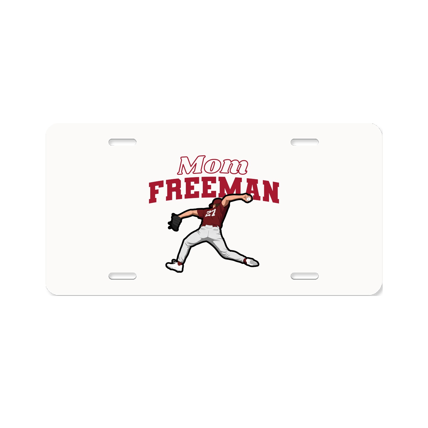 License Plate — Mothers Day Block in Classic