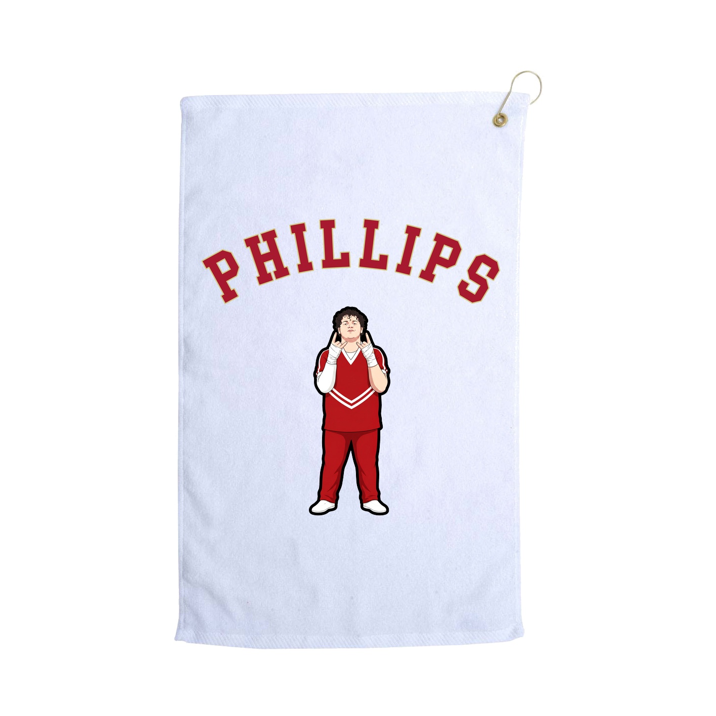 Golf Towel — Shirsey Arch in White