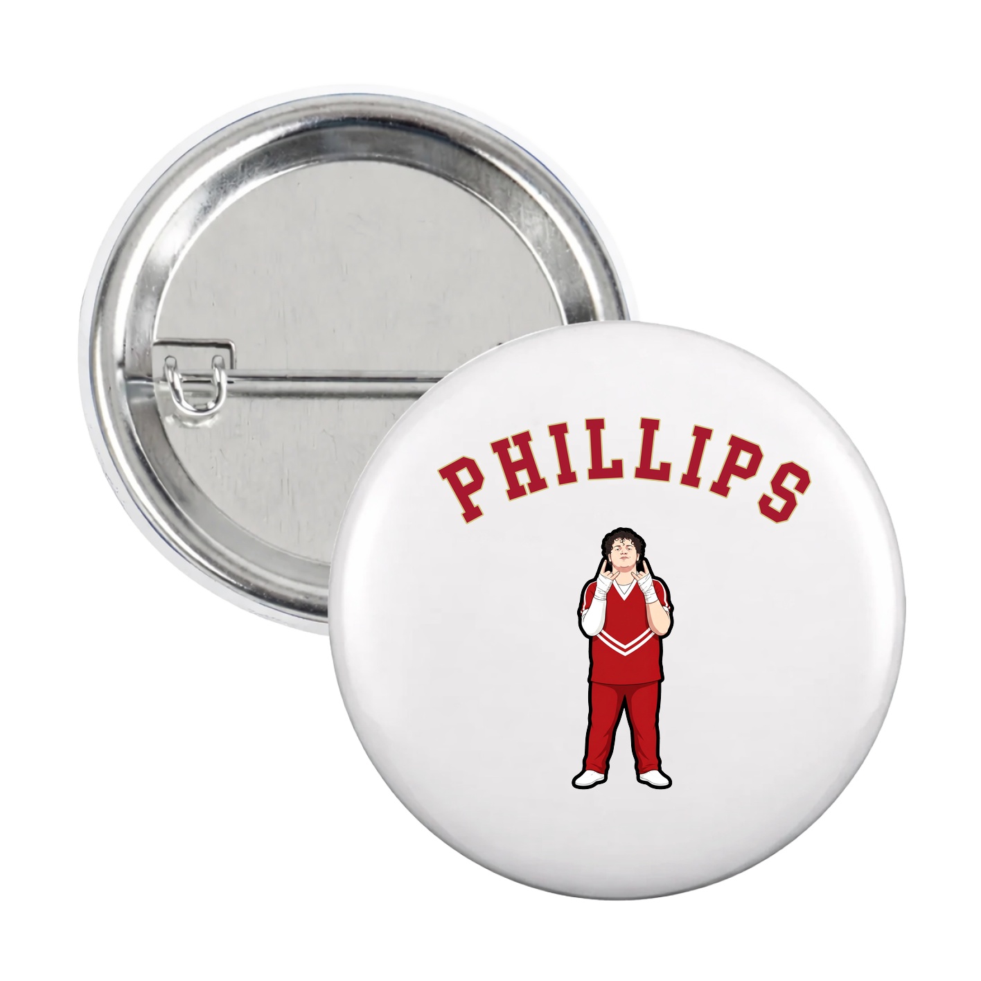 Game Day Button — Shirsey Arch in White