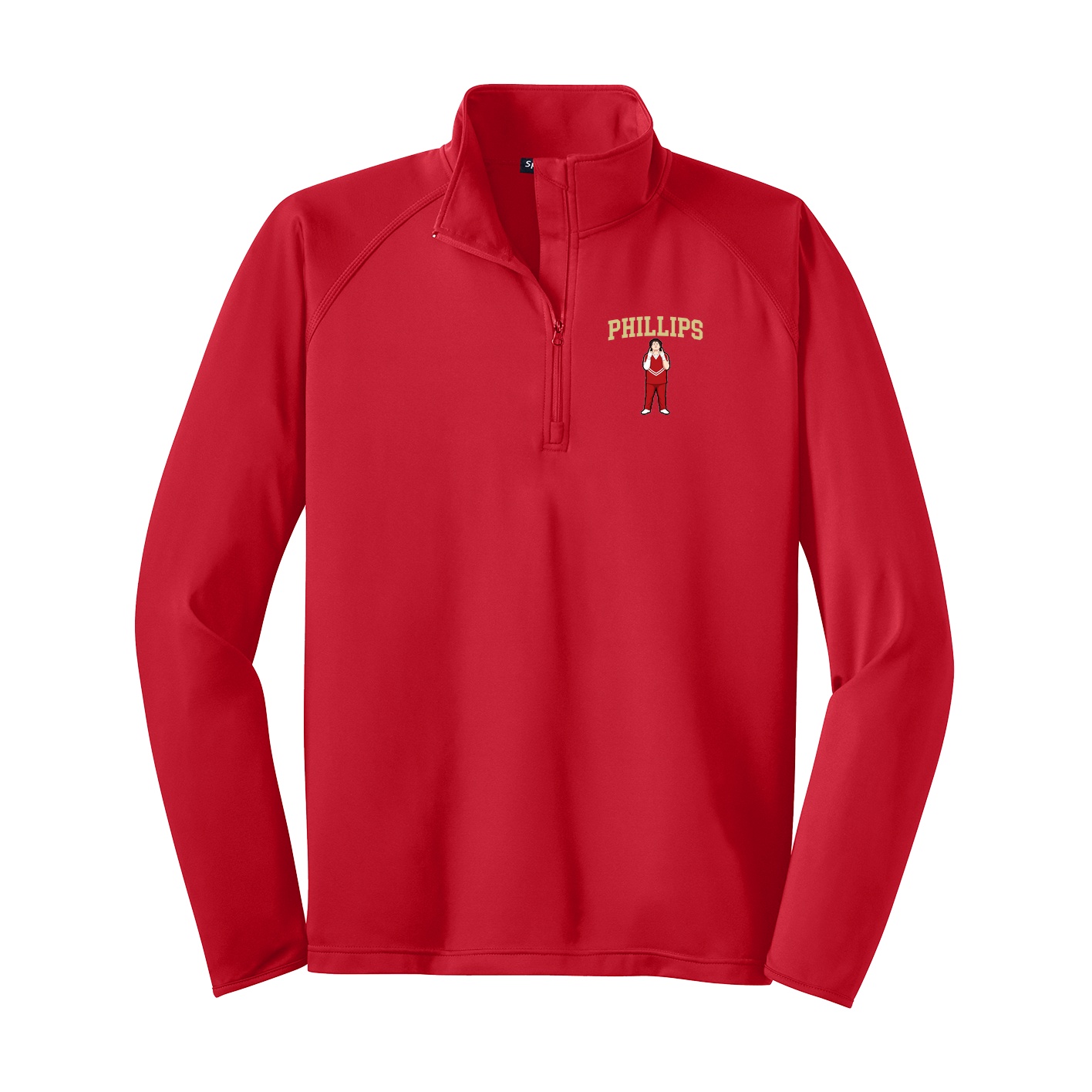 Q-Zip Pullover — Shirsey in Red