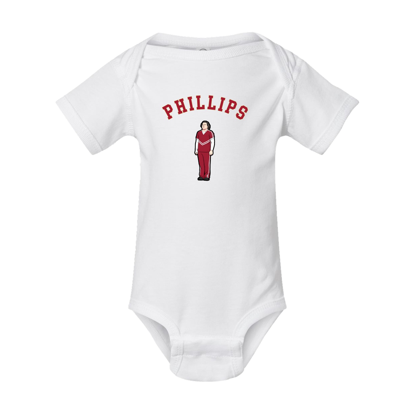 Baby Onesie — Shirsey Arch in White