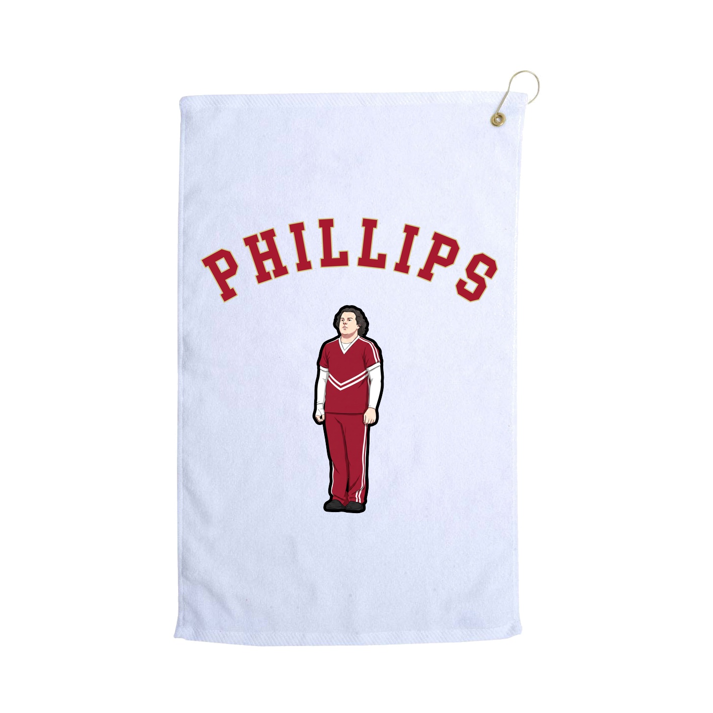 Golf Towel — Shirsey Arch in White