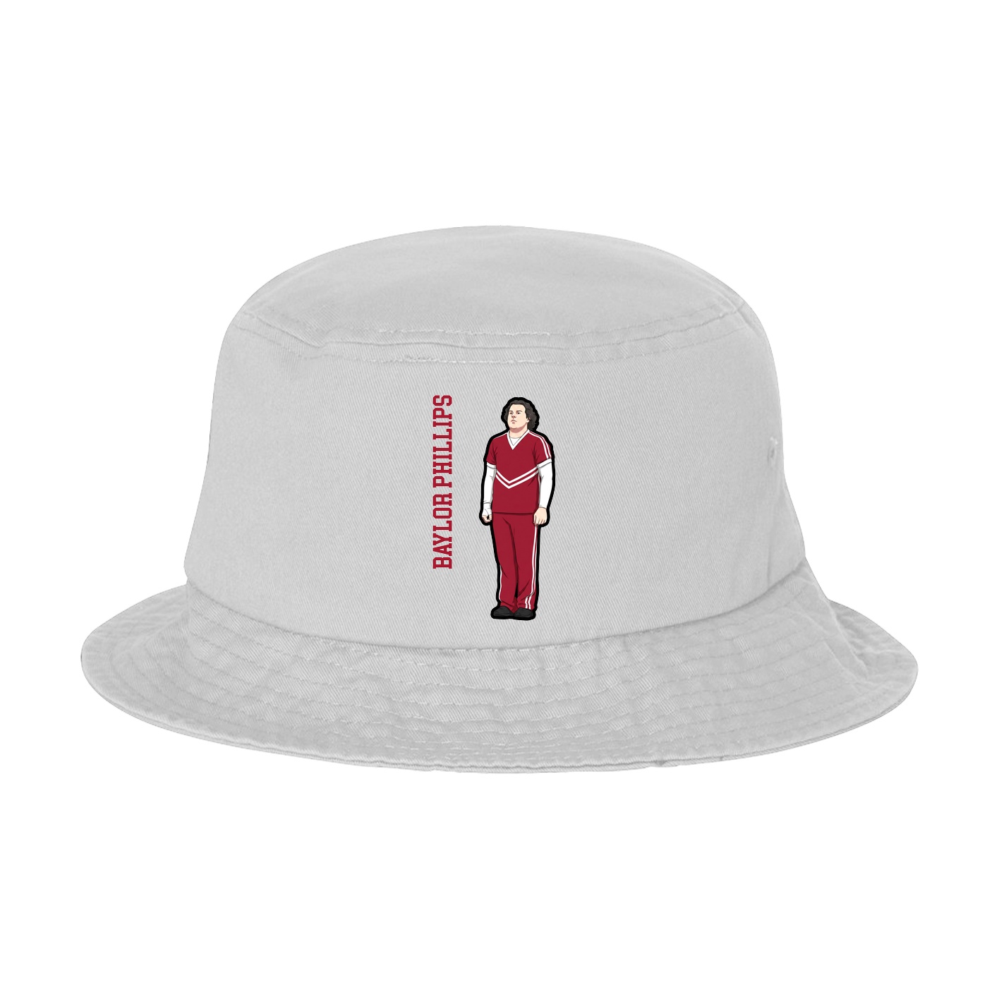 Bucket Cap — Name Vertical in White
