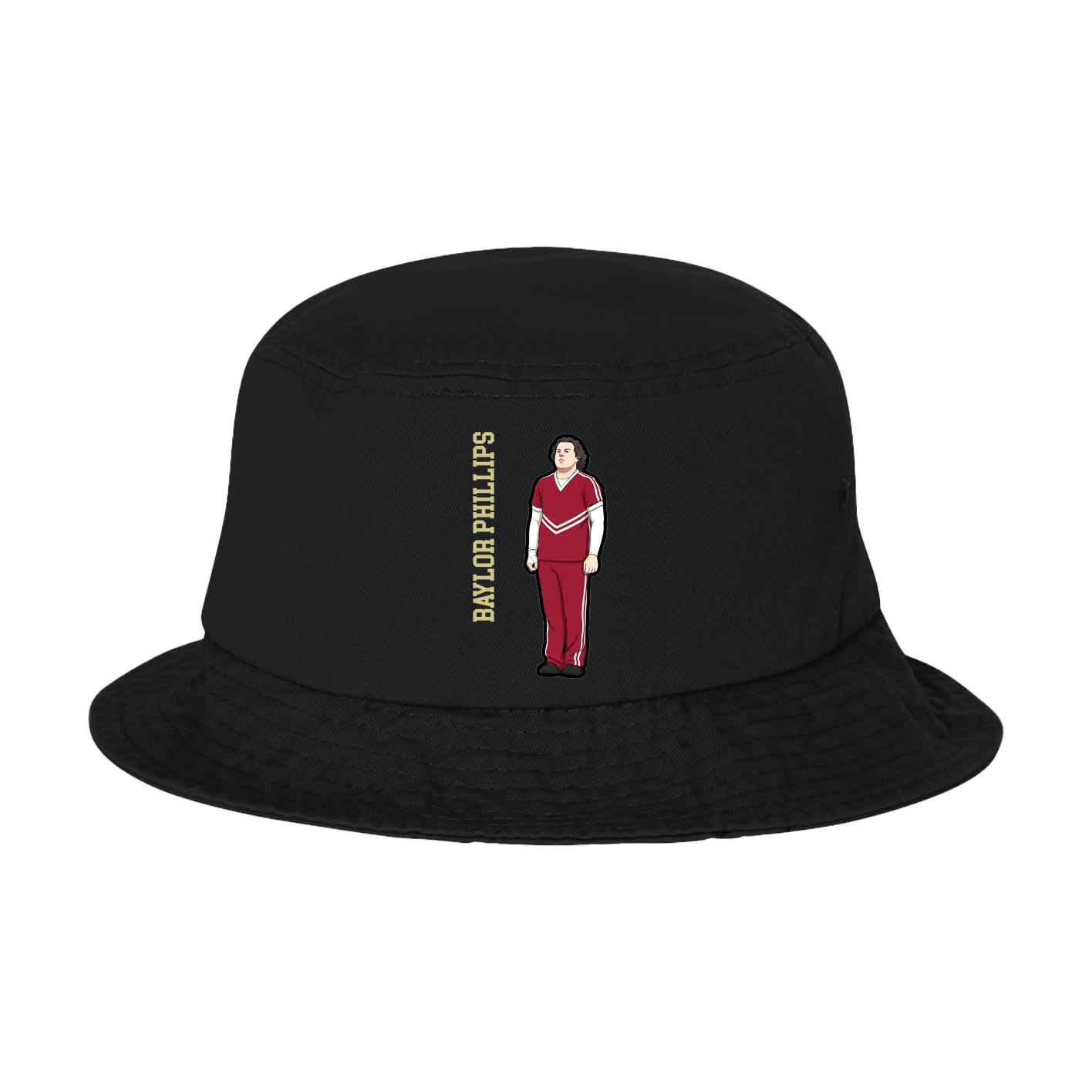 Bucket Cap — Name Vertical in Black