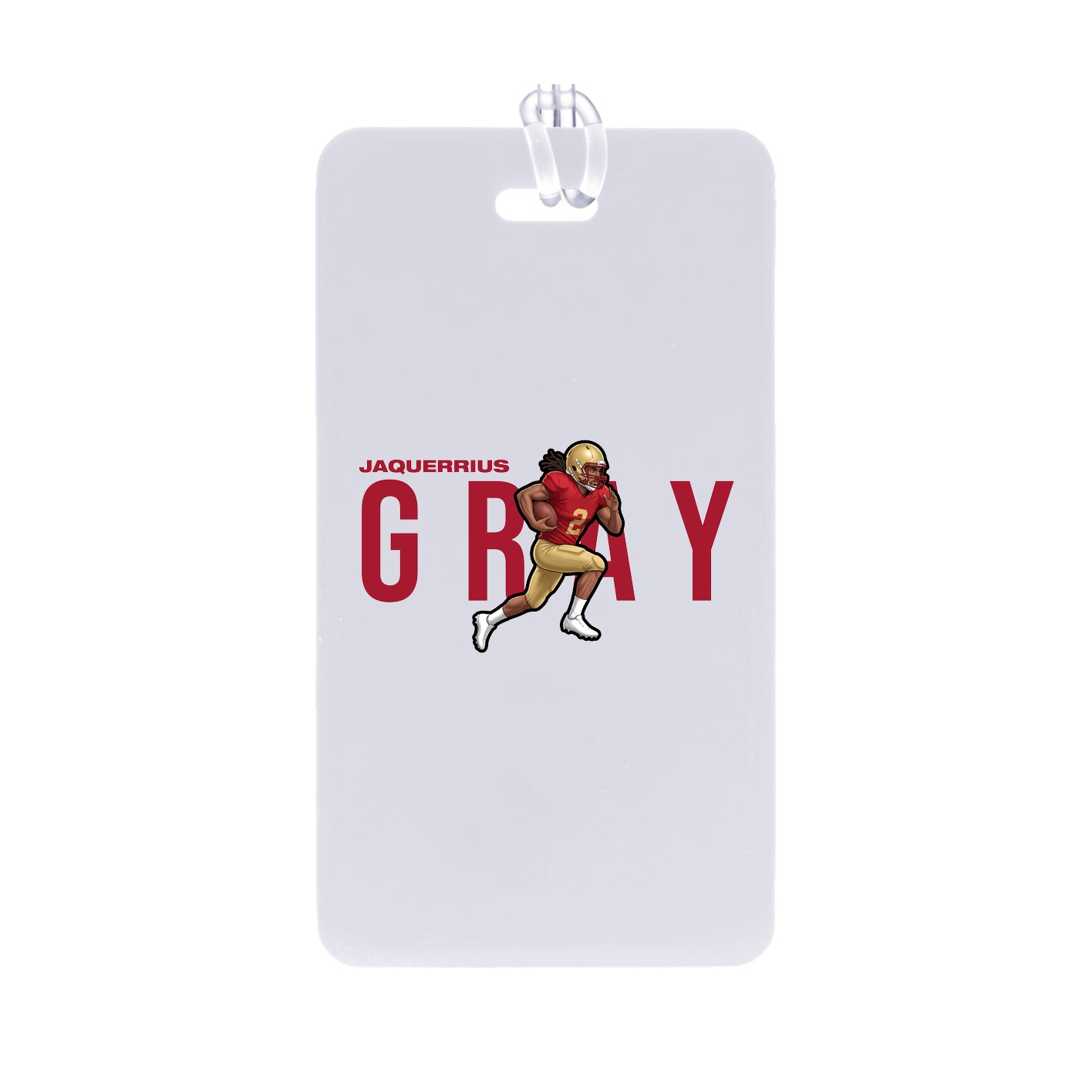 Bag Tag — Player Name in Classic