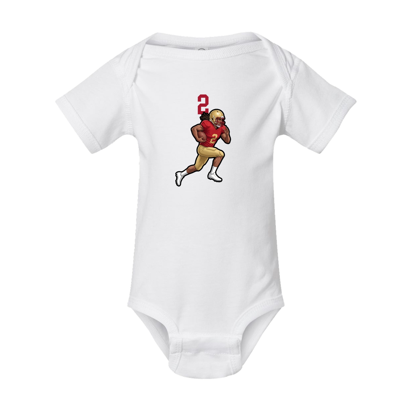 Baby Onesie — Number Top in White
