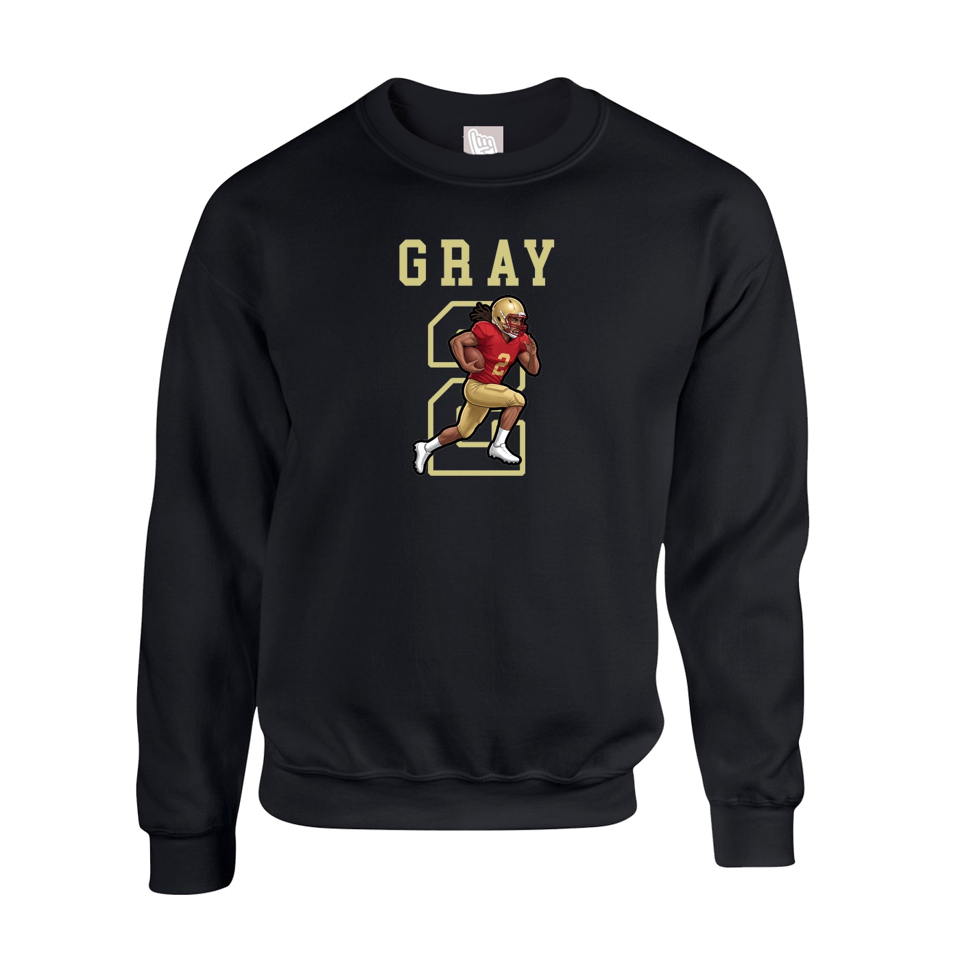 Fleece Crew — Shirsey in Black