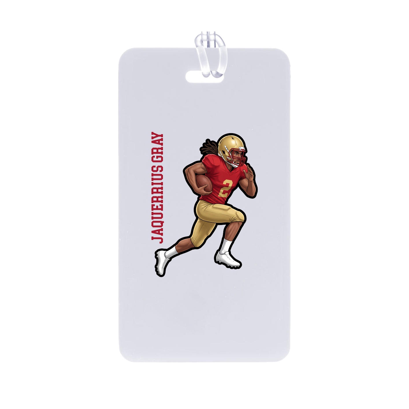 Bag Tag — Name Vertical in Classic