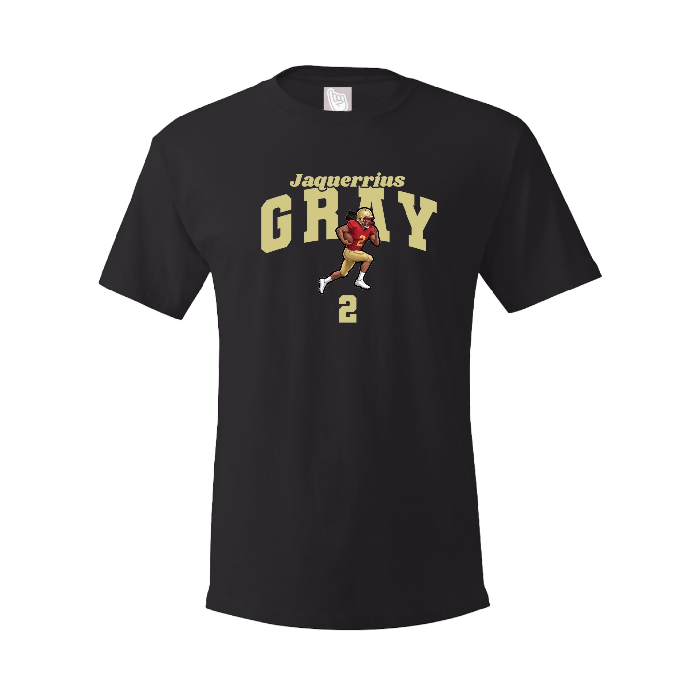Youth Tee — Signature Arch in Black