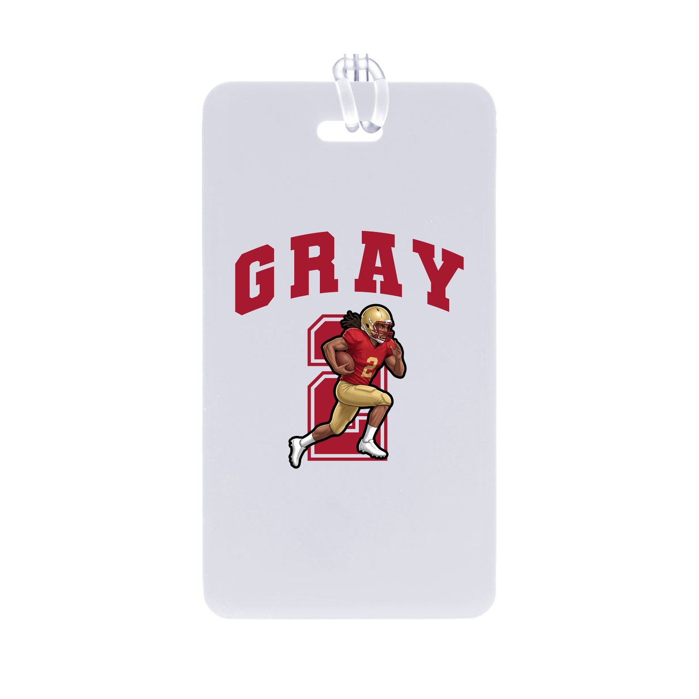 Bag Tag — Number in Classic