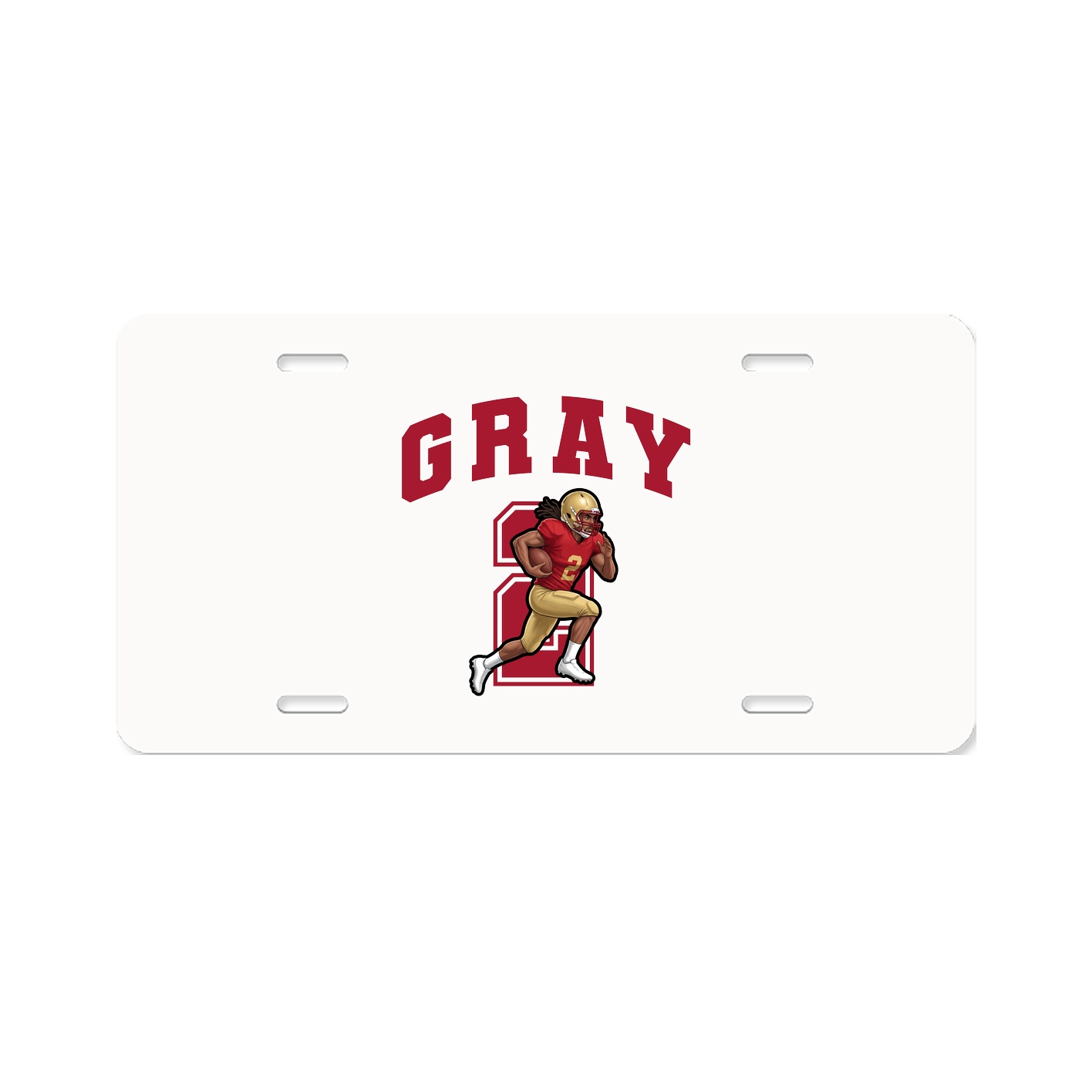 License Plate — Number in Classic