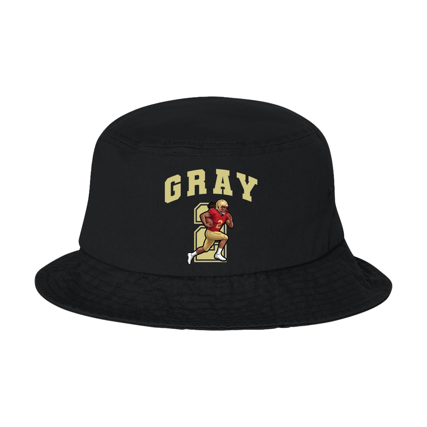 Bucket Cap — Number in Black