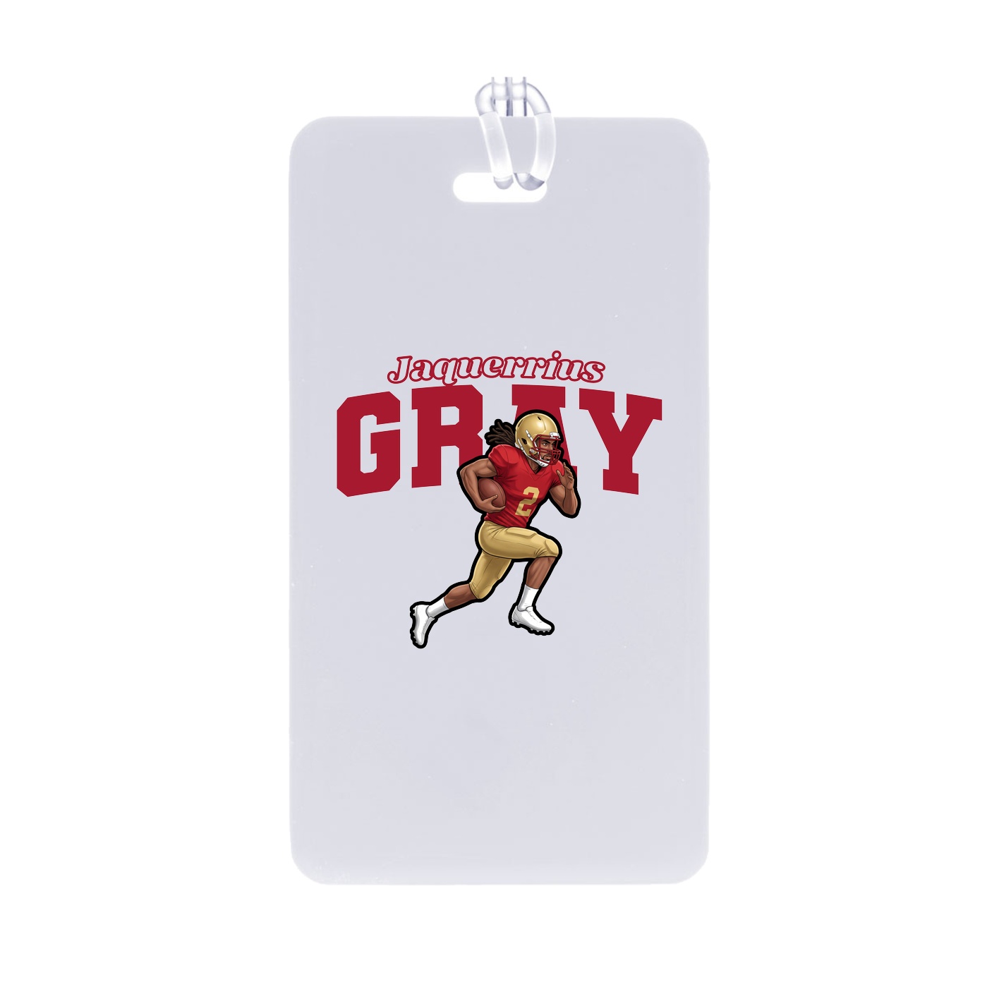 Bag Tag — Name Arch in Classic