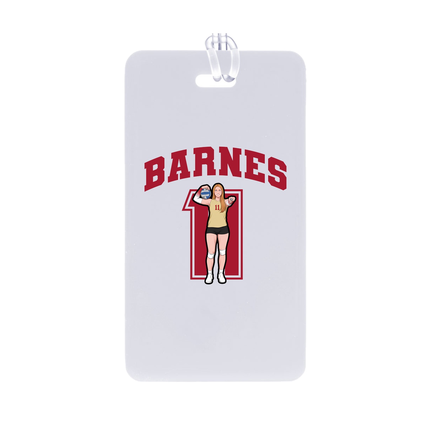 Bag Tag — Number in Classic