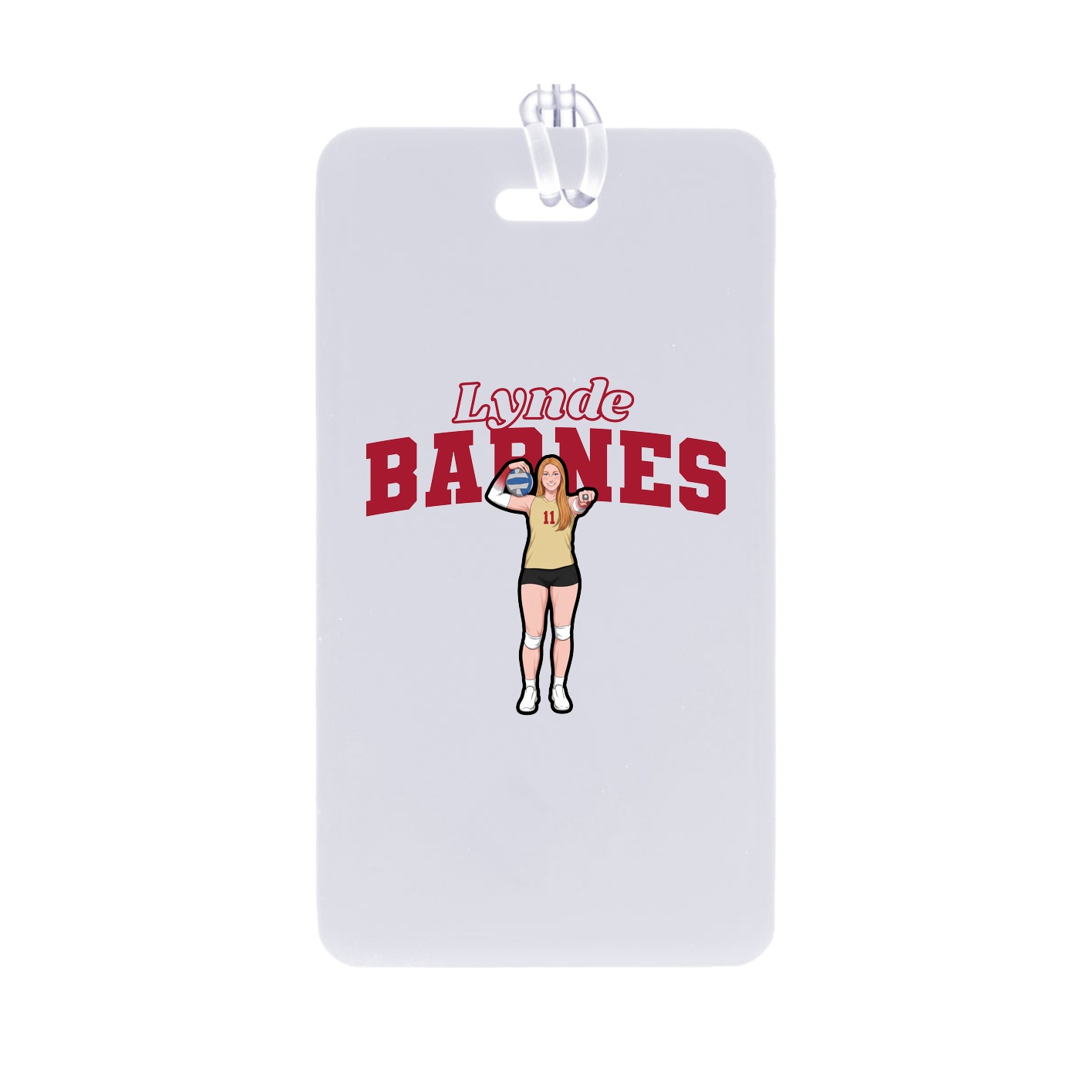 Bag Tag — Name Arch in Classic