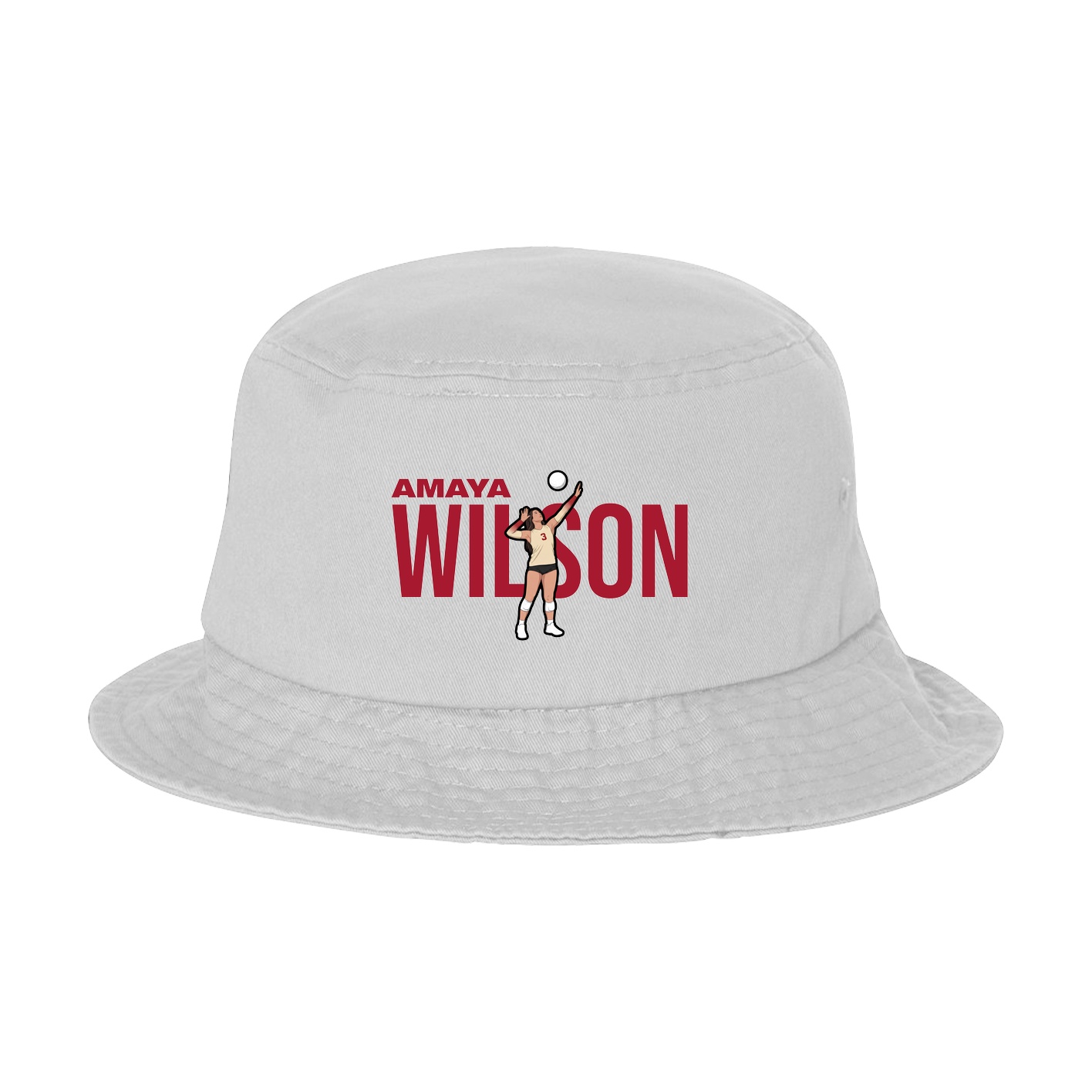 Bucket Cap — Player Name in White