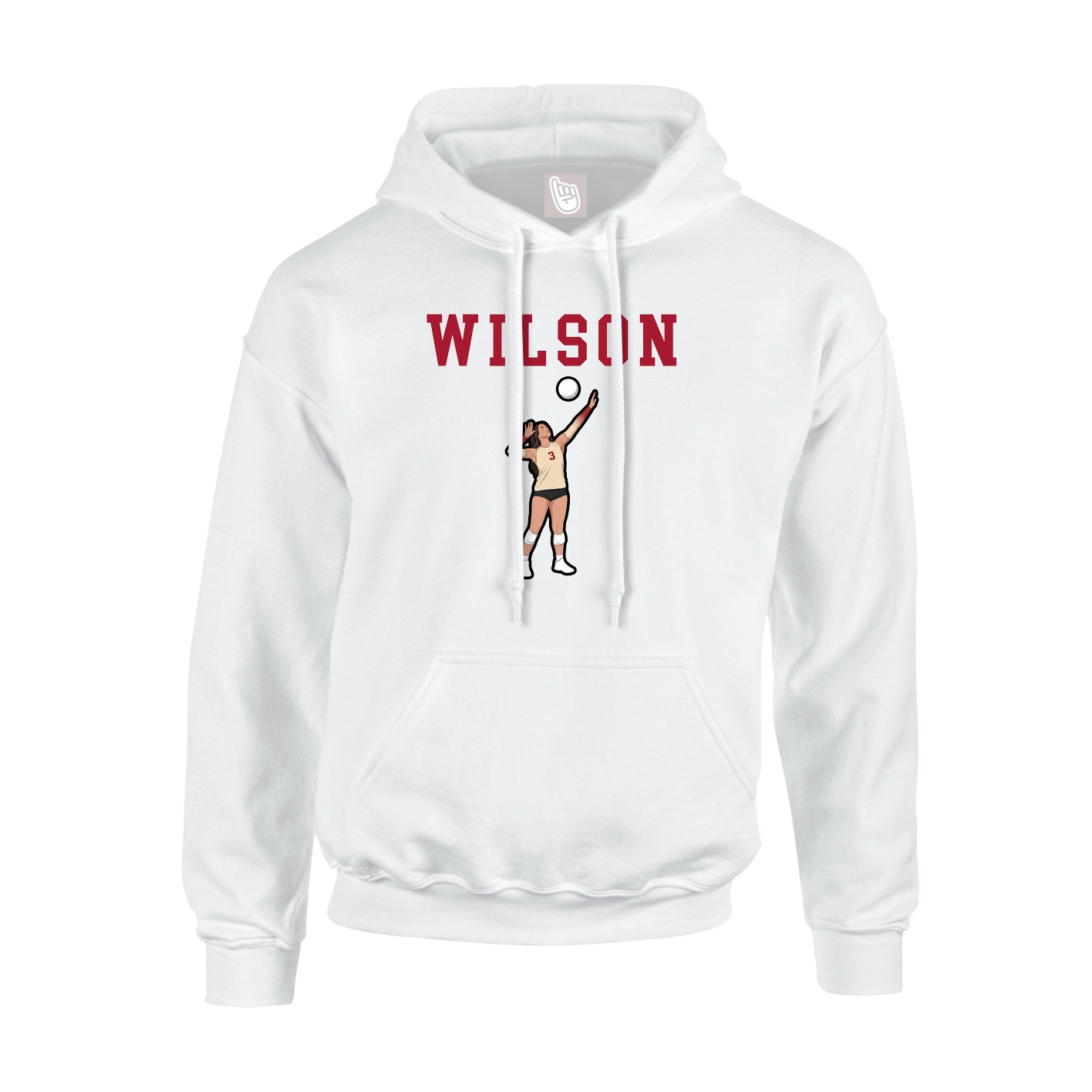 Youth Hoodie — Shirsey in White