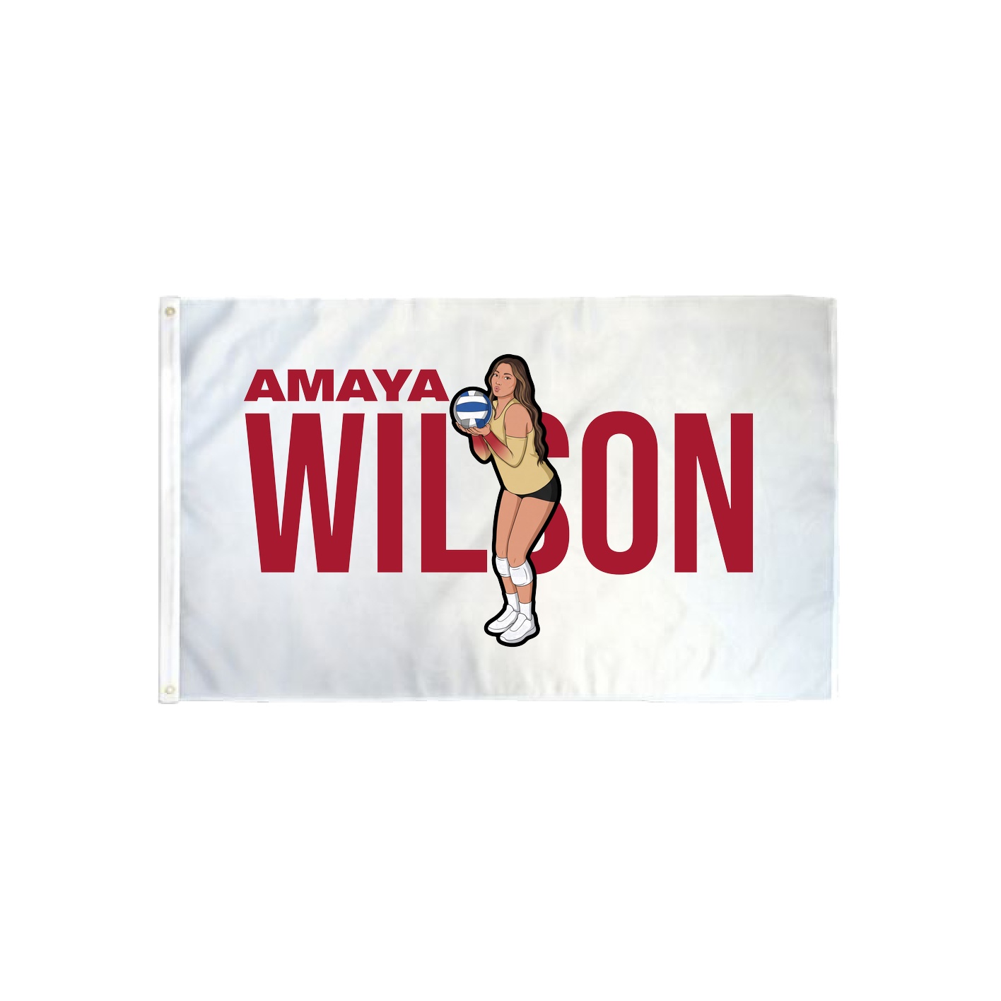 3x5 Flag — Player Name in Classic