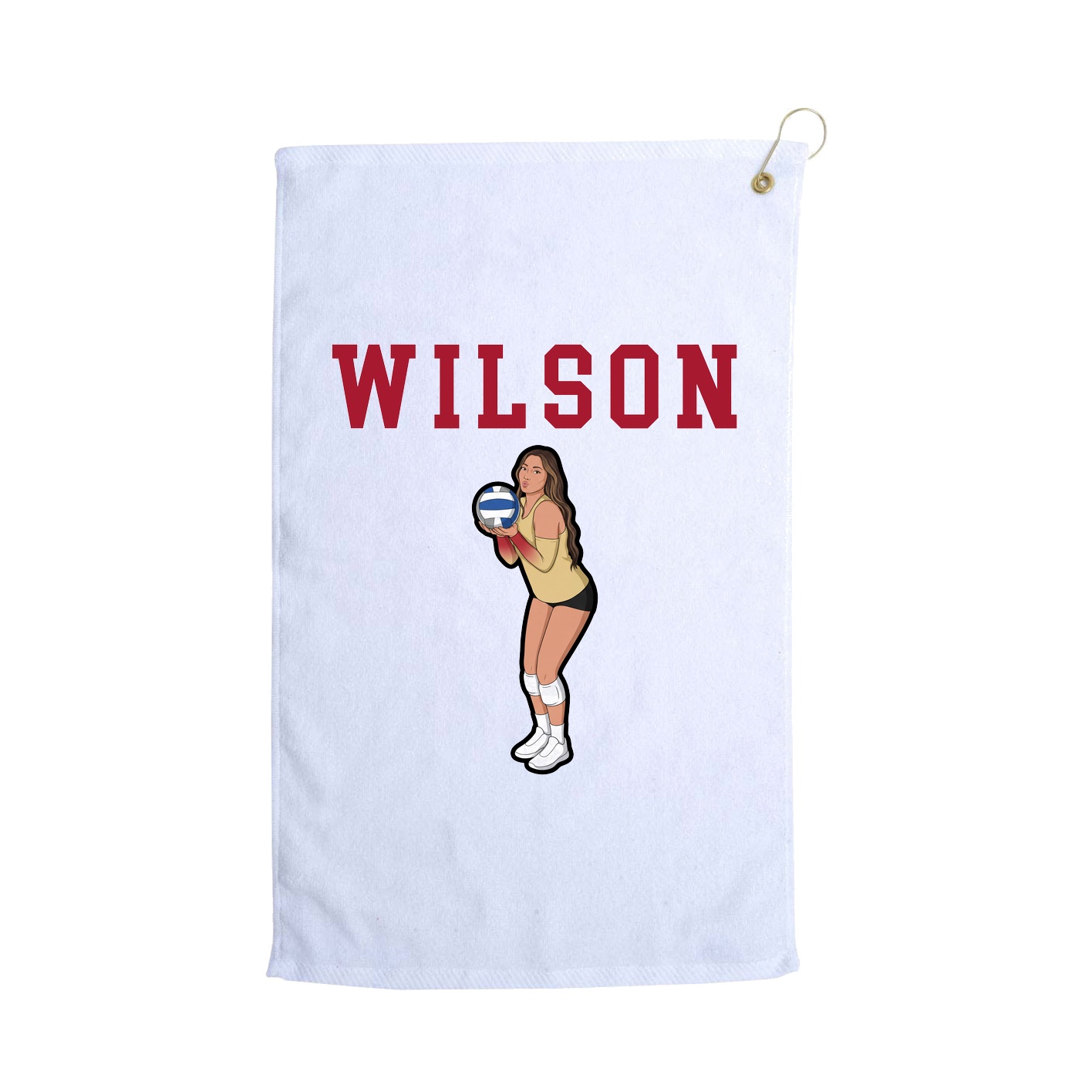 Golf Towel — Shirsey in White