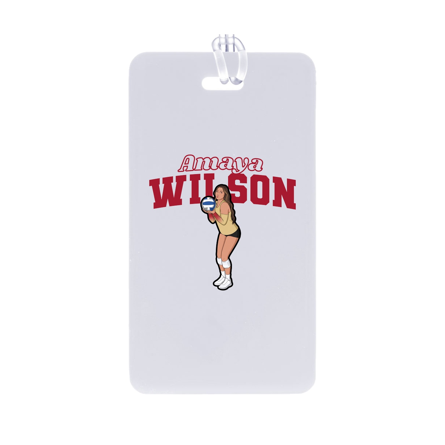 Bag Tag — Name Arch in Classic