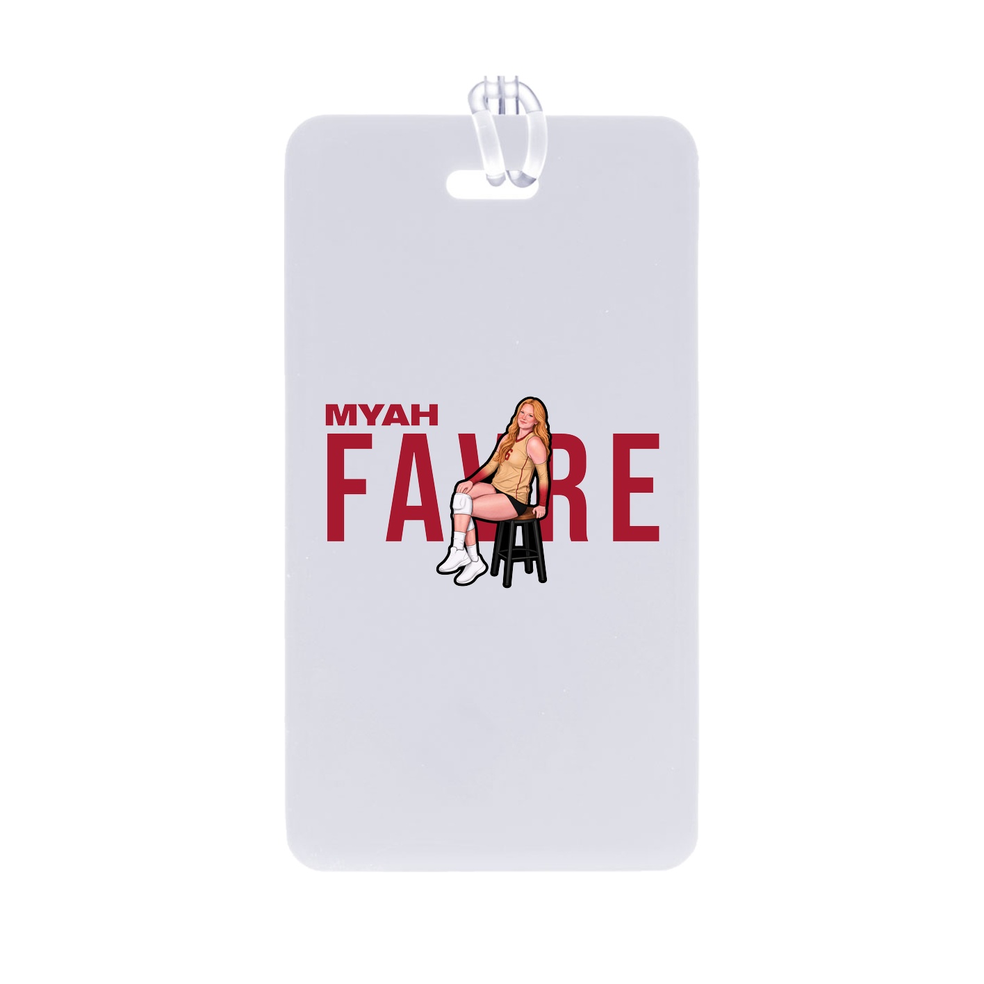 Bag Tag — Player Name in Classic