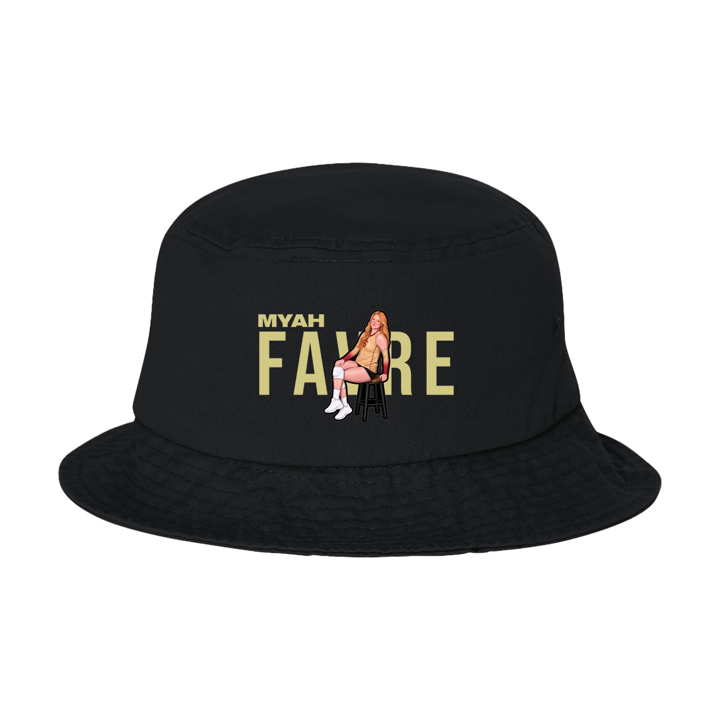 Bucket Cap — Player Name in Black