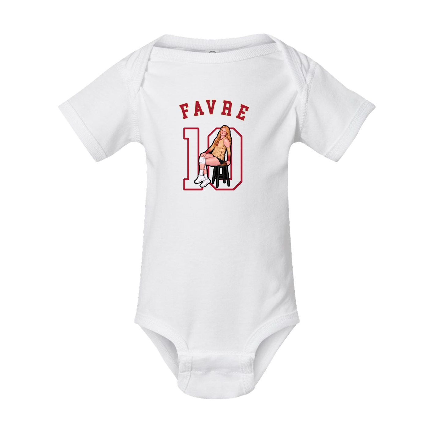 Baby Onesie — Shirsey Arch in White