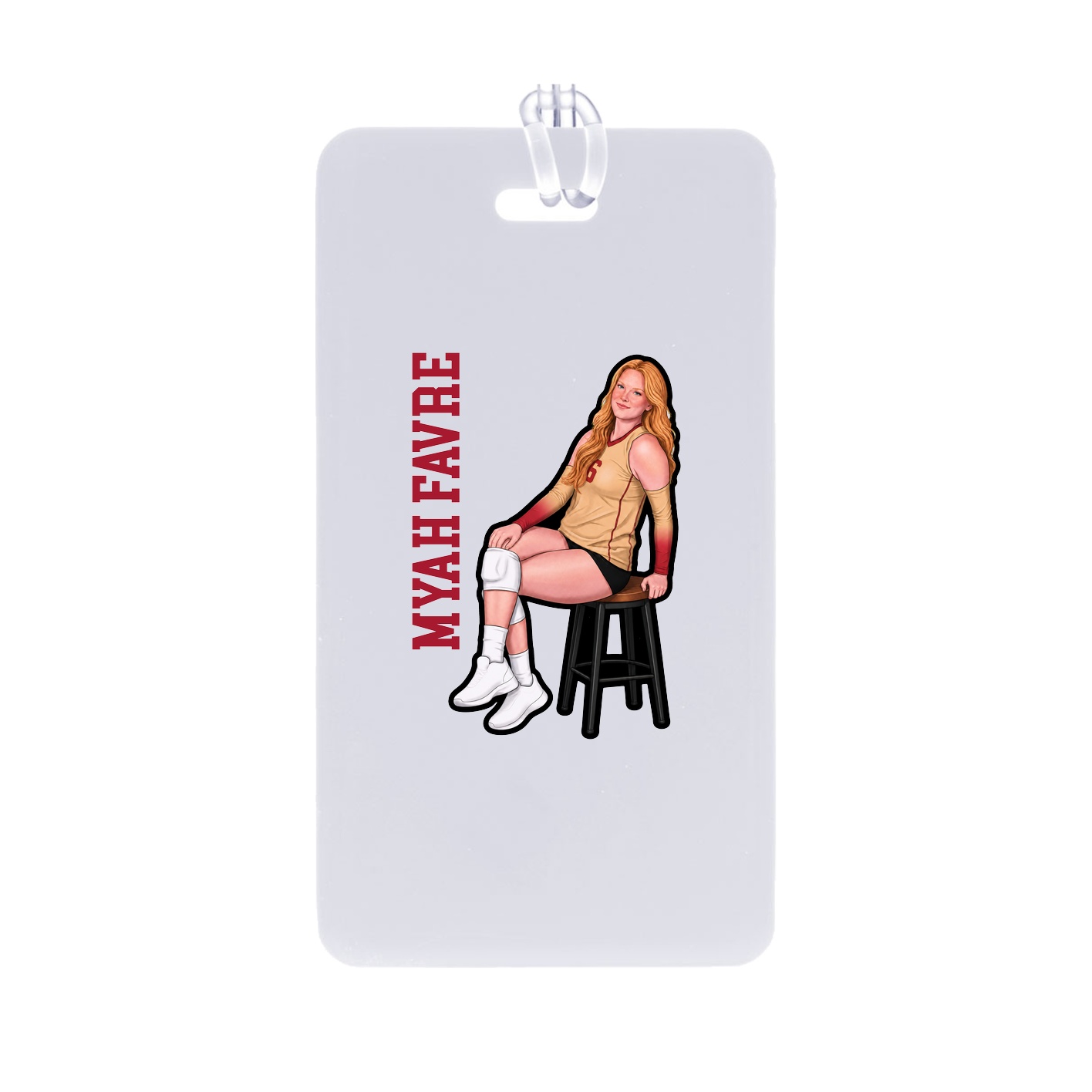 Bag Tag — Name Vertical in Classic