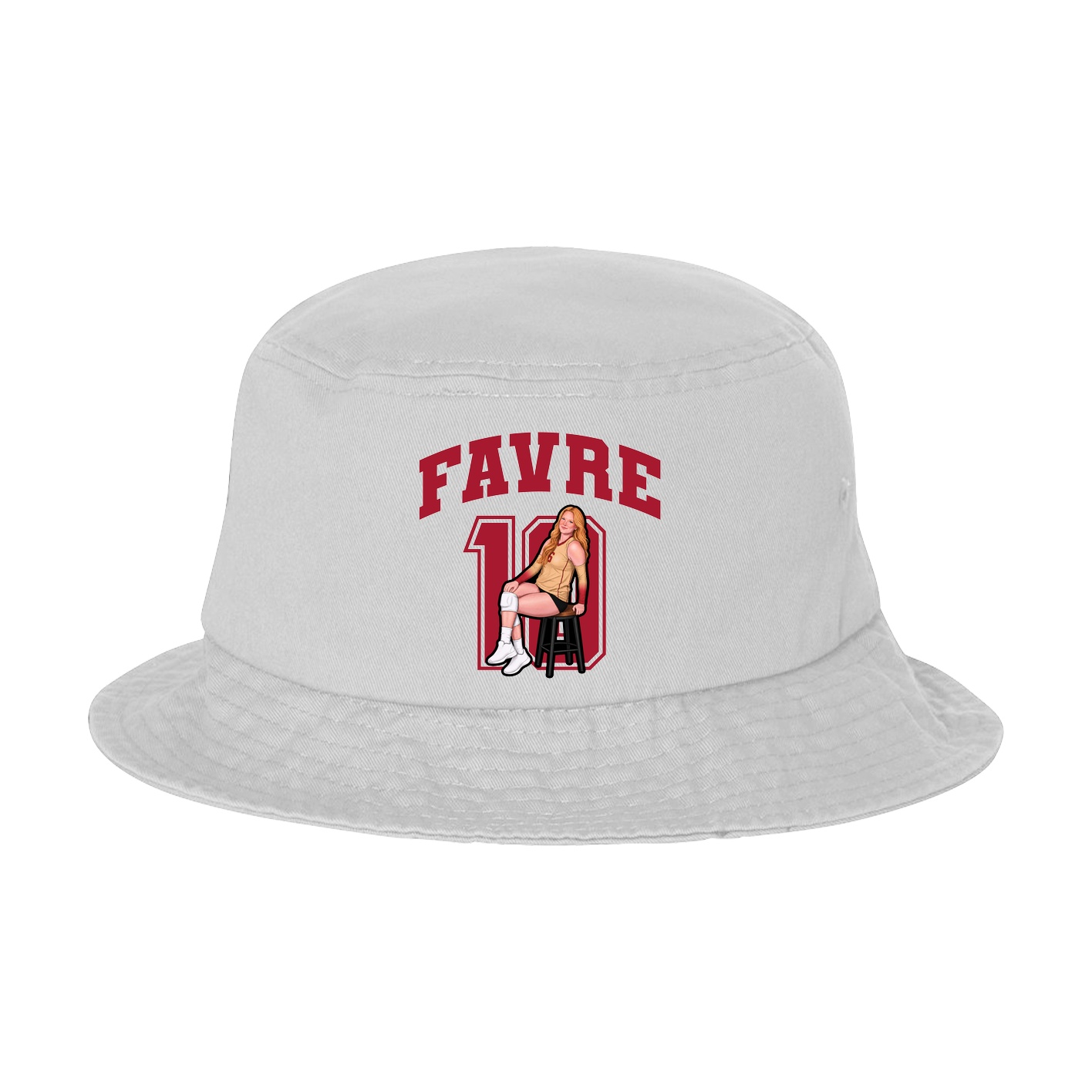 Bucket Cap — Number in White